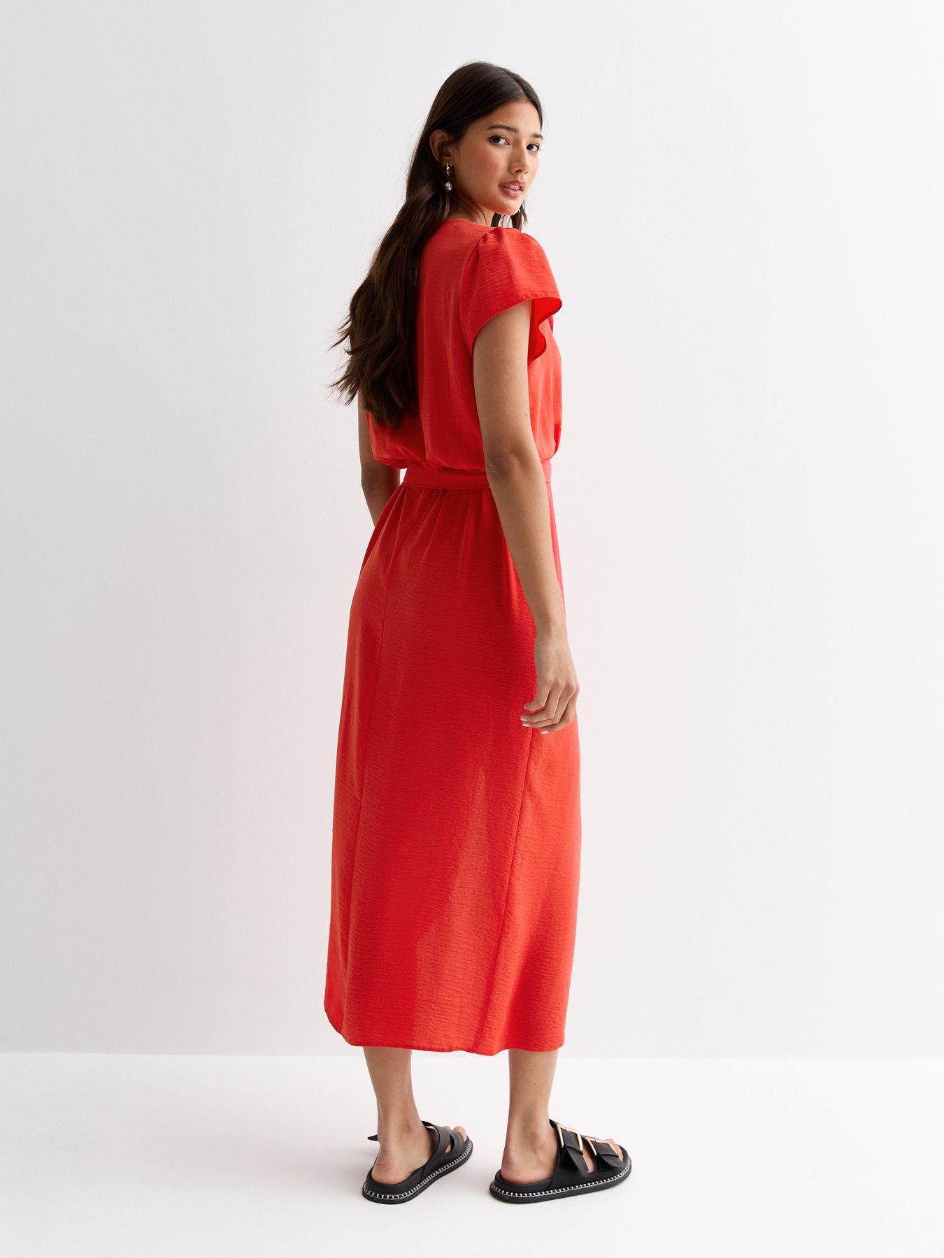 new-look-red-wrap-front-frill-trim-belted-midi-dressstillFront