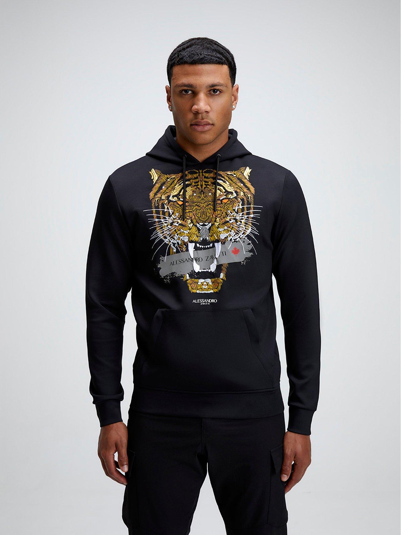 alessandro-zavetti-golden-savage-overhead-poly-hoodie-black