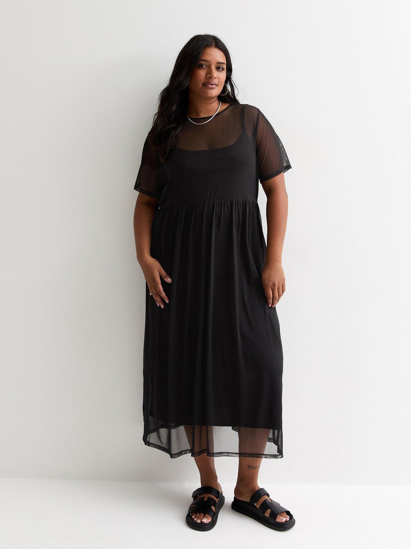 new-look-curves-mesh-layered-midi-dress-blackback