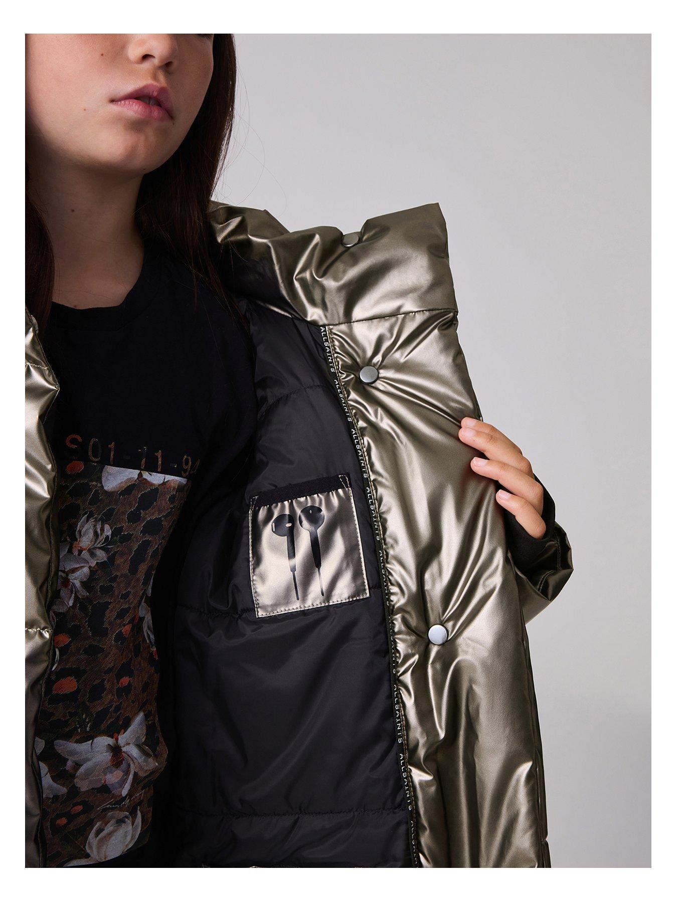 smallsaints-girls-longline-metallic-padded-coat-silverback