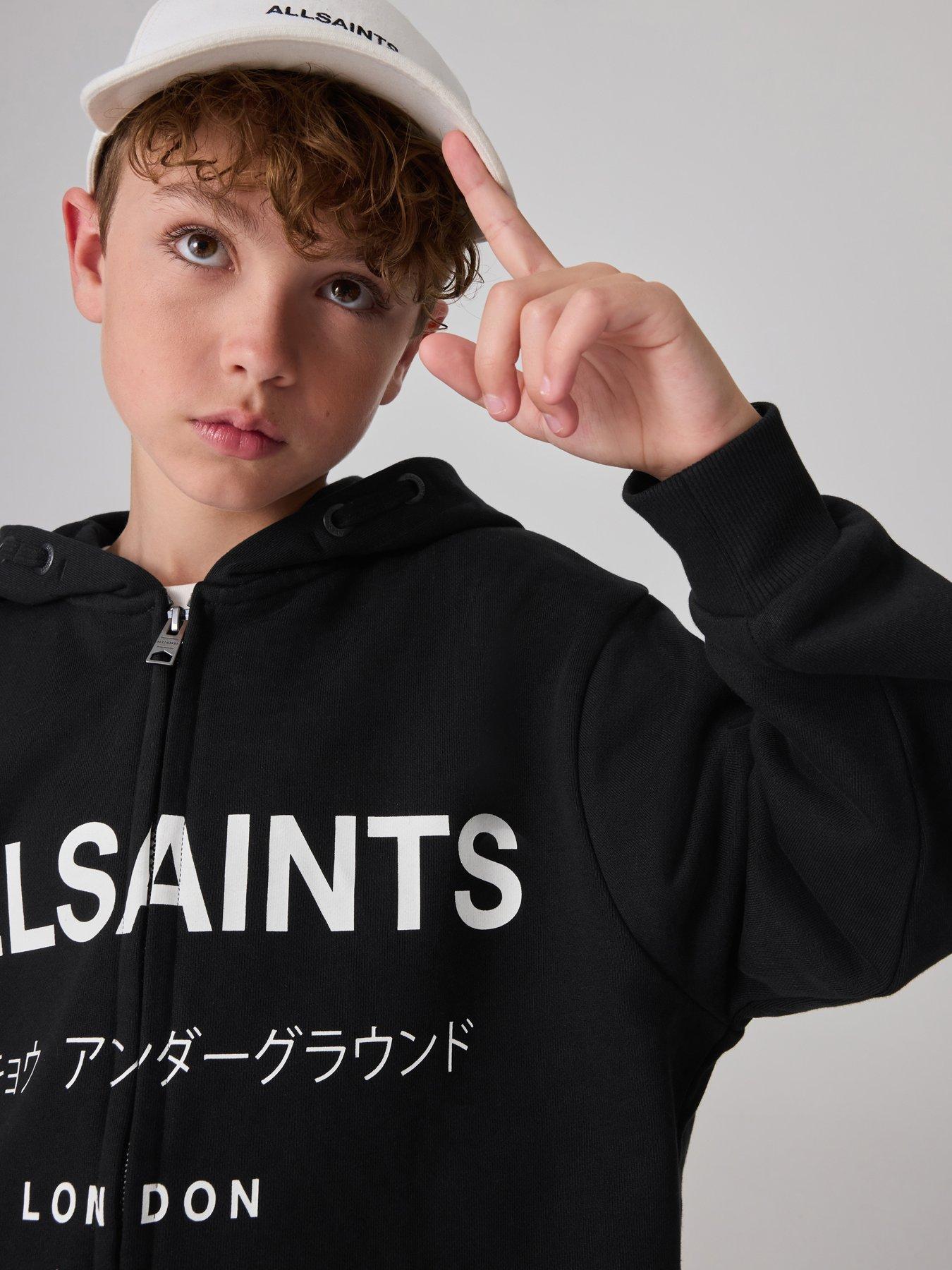 smallsaints-all-saints-kids-underground-logo-zip-through-hooded-jacket-blackoutfit