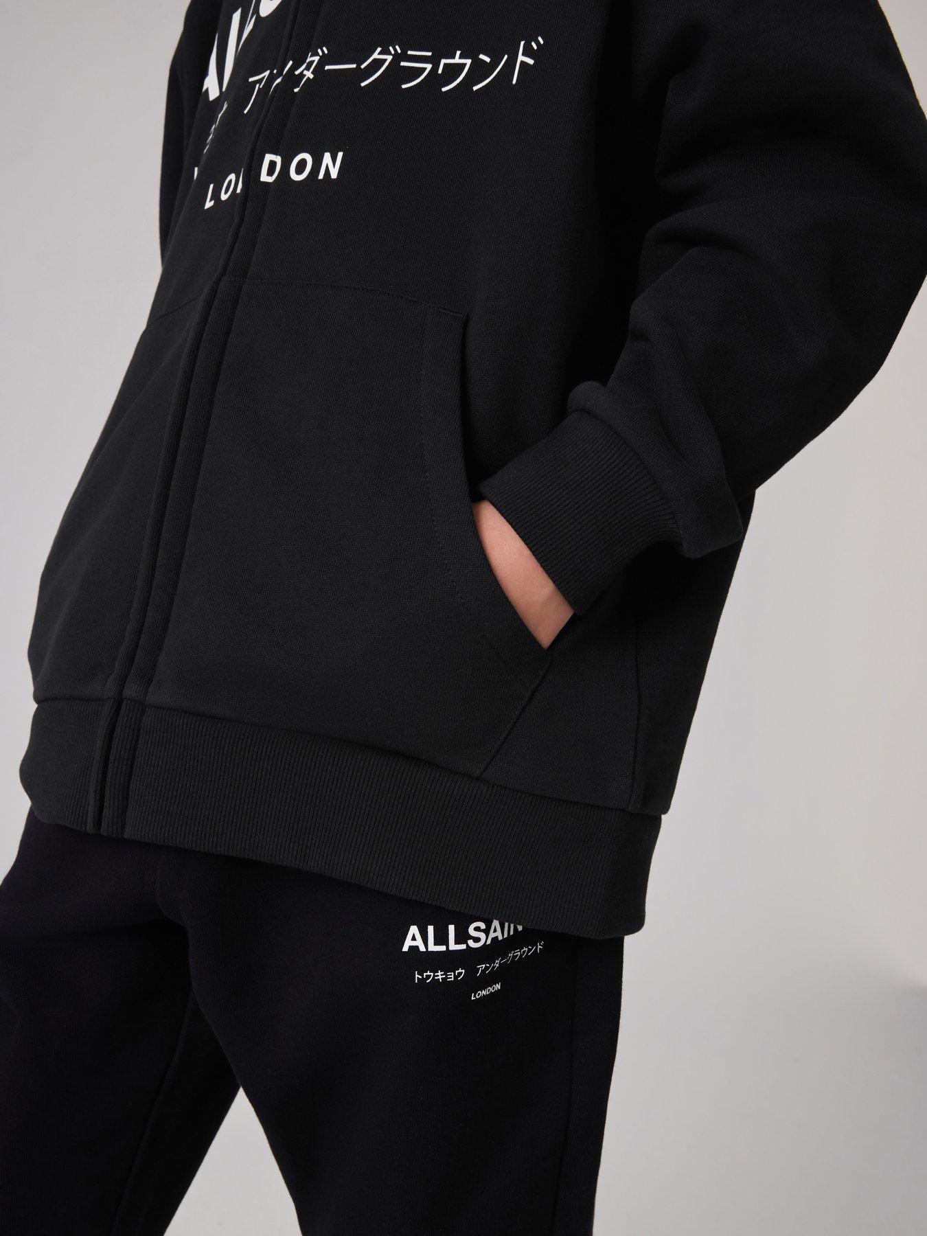 smallsaints-all-saints-kids-underground-logo-zip-through-hooded-jacket-blackdetail