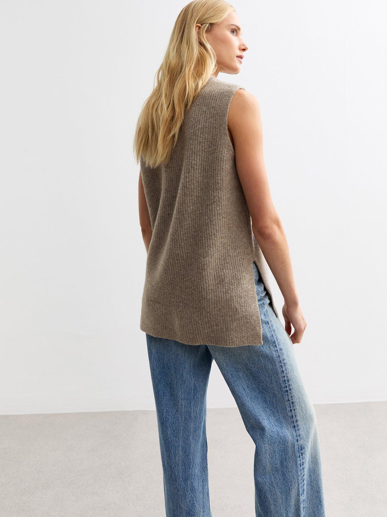 new-look-mink-long-soft-knit-jumper-veststillFront