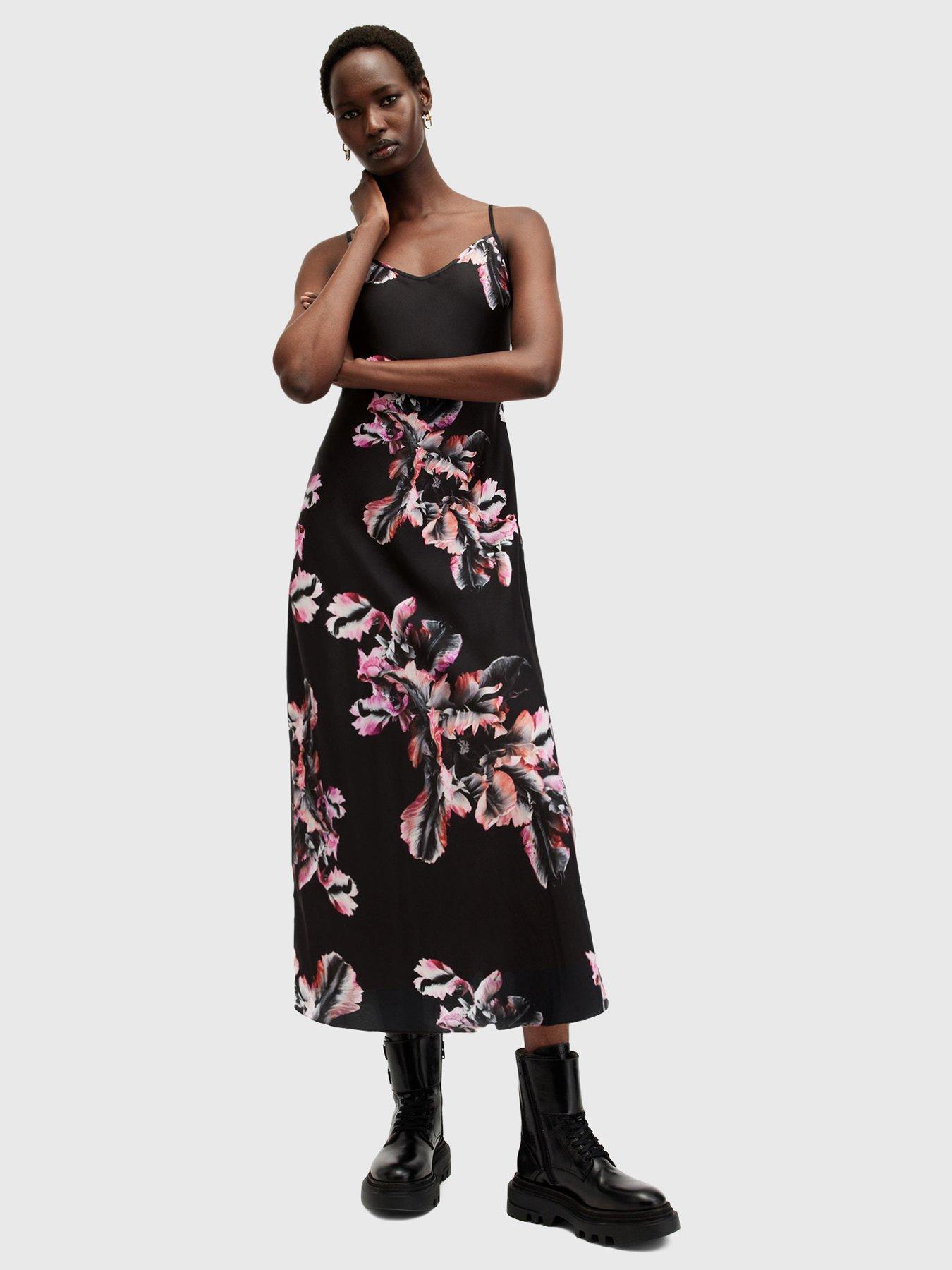 AllSaints Bryony Maxi Dress Pink Very Ireland