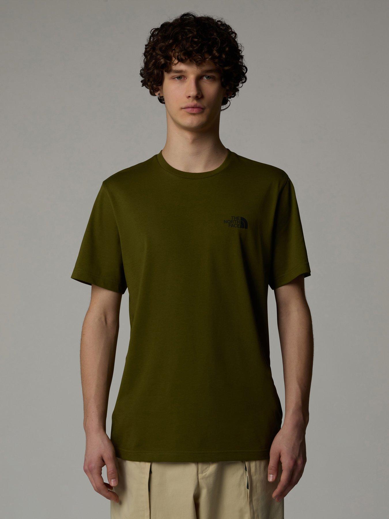 the-north-face-mens-short-sleeve-simple-dome-tee-green