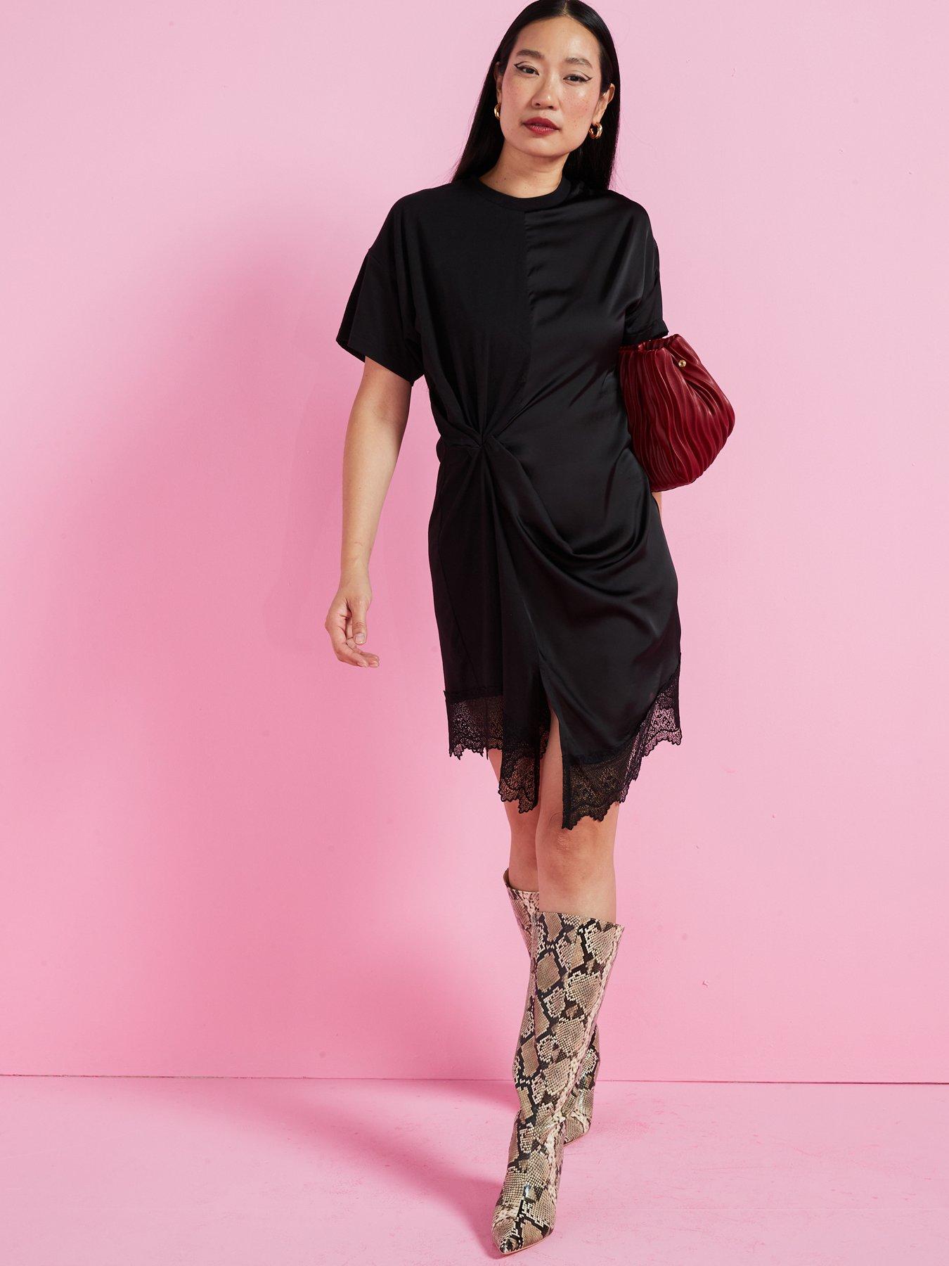 AllSaints Lana Lace Dress - Black | Very Ireland