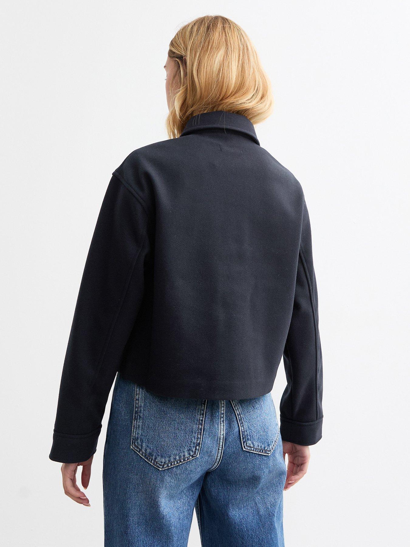 new-look-navy-textured-crop-shacketstillFront