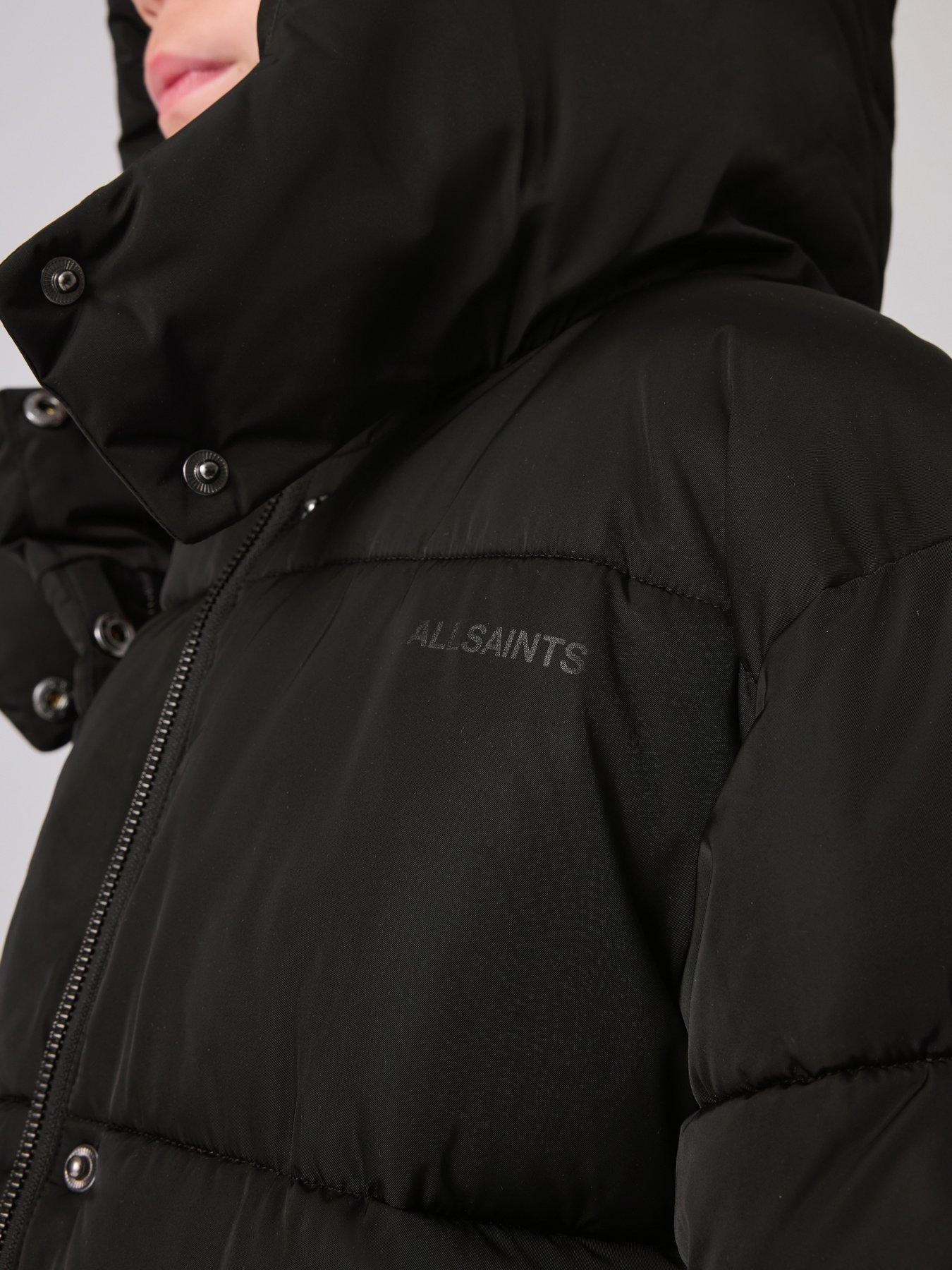 smallsaints-all-saints-longline-padded-coat-blackoutfit