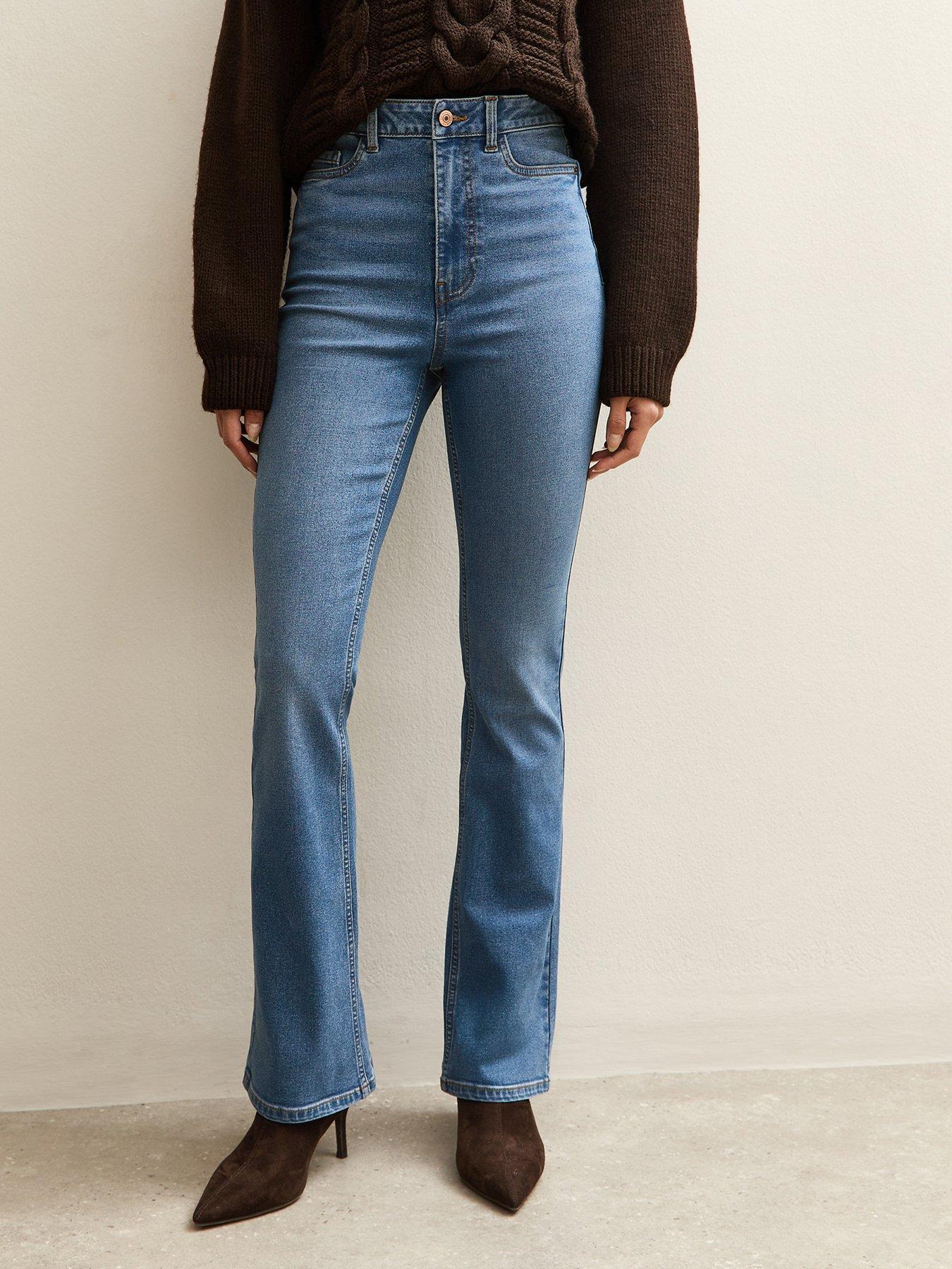 New Look Blue Waist Enhance Quinn Bootcut Jeans Very Ireland