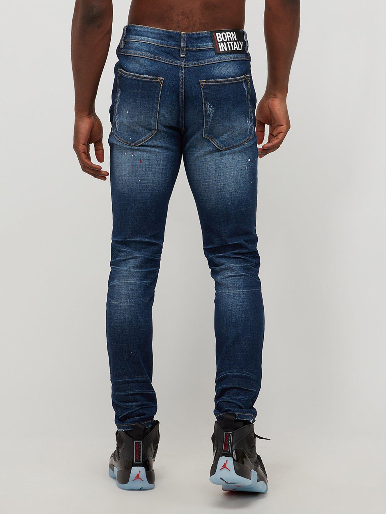 alessandro-zavetti-rossi-20-super-slim-fit-jeans-bluestillFront