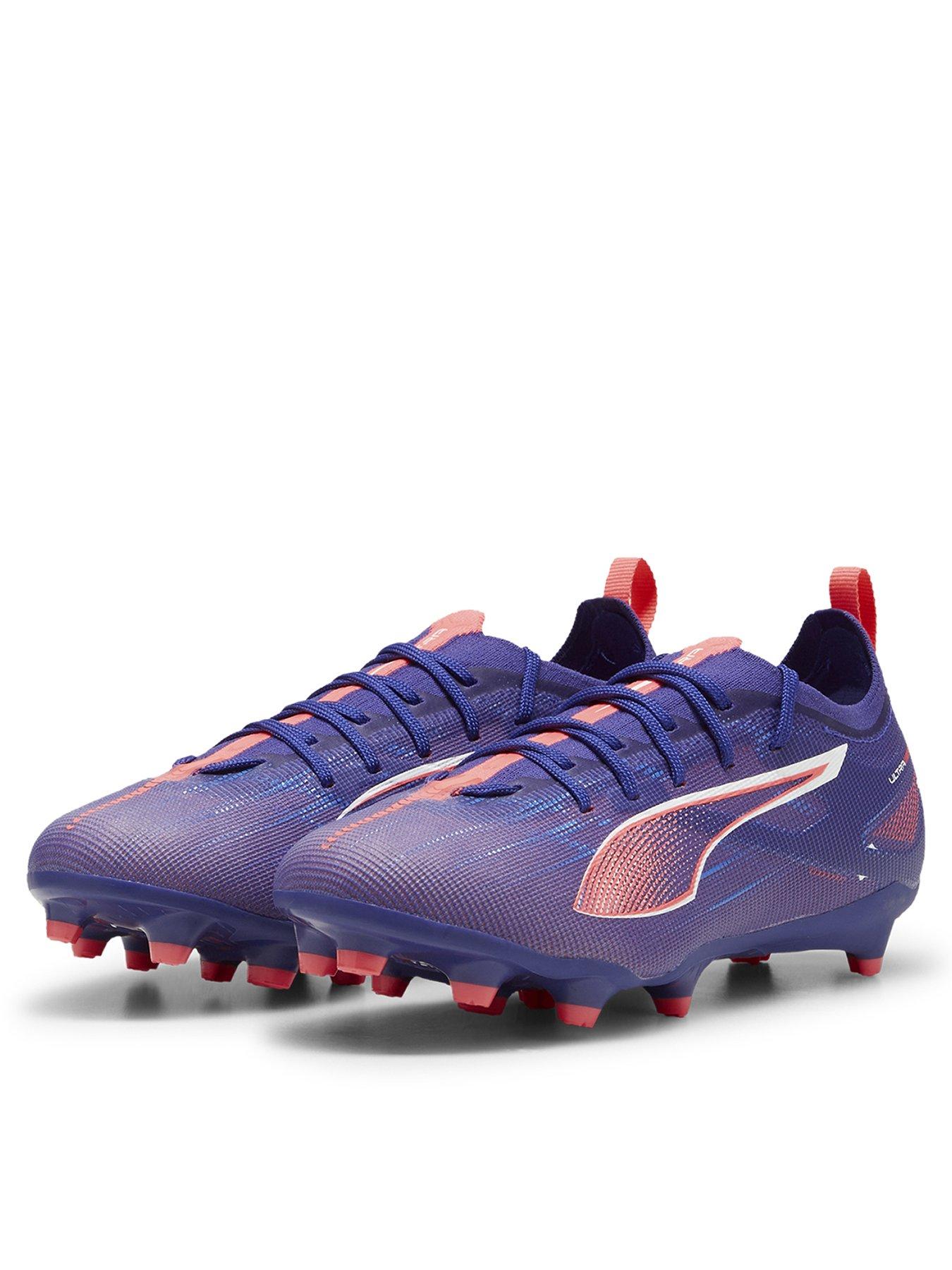 Image 2 of 6 of Puma Junior Ultra 5 Pro Firm Ground Football Boot- Purple / Blue