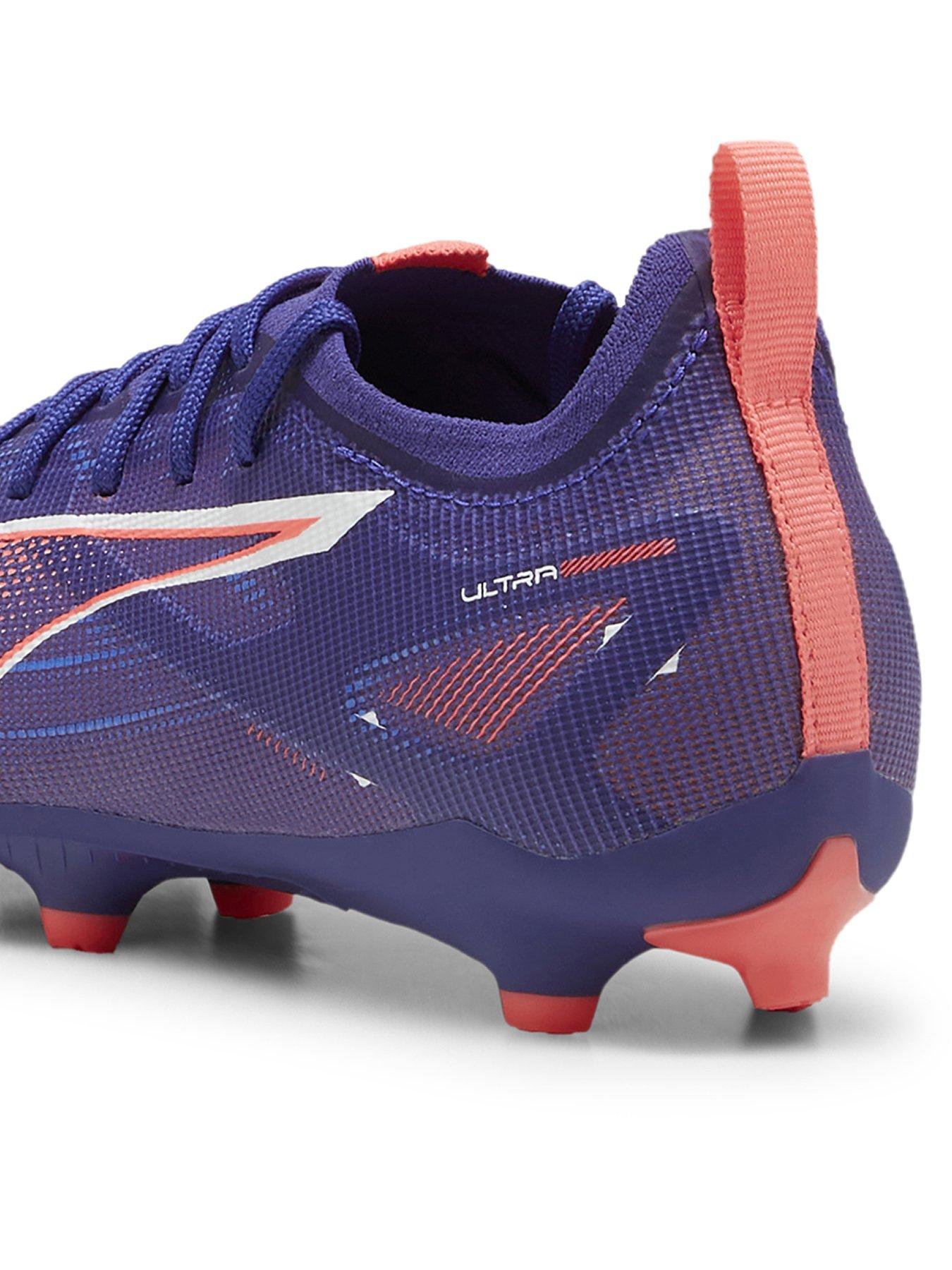 Image 3 of 6 of Puma Junior Ultra 5 Pro Firm Ground Football Boot- Purple / Blue