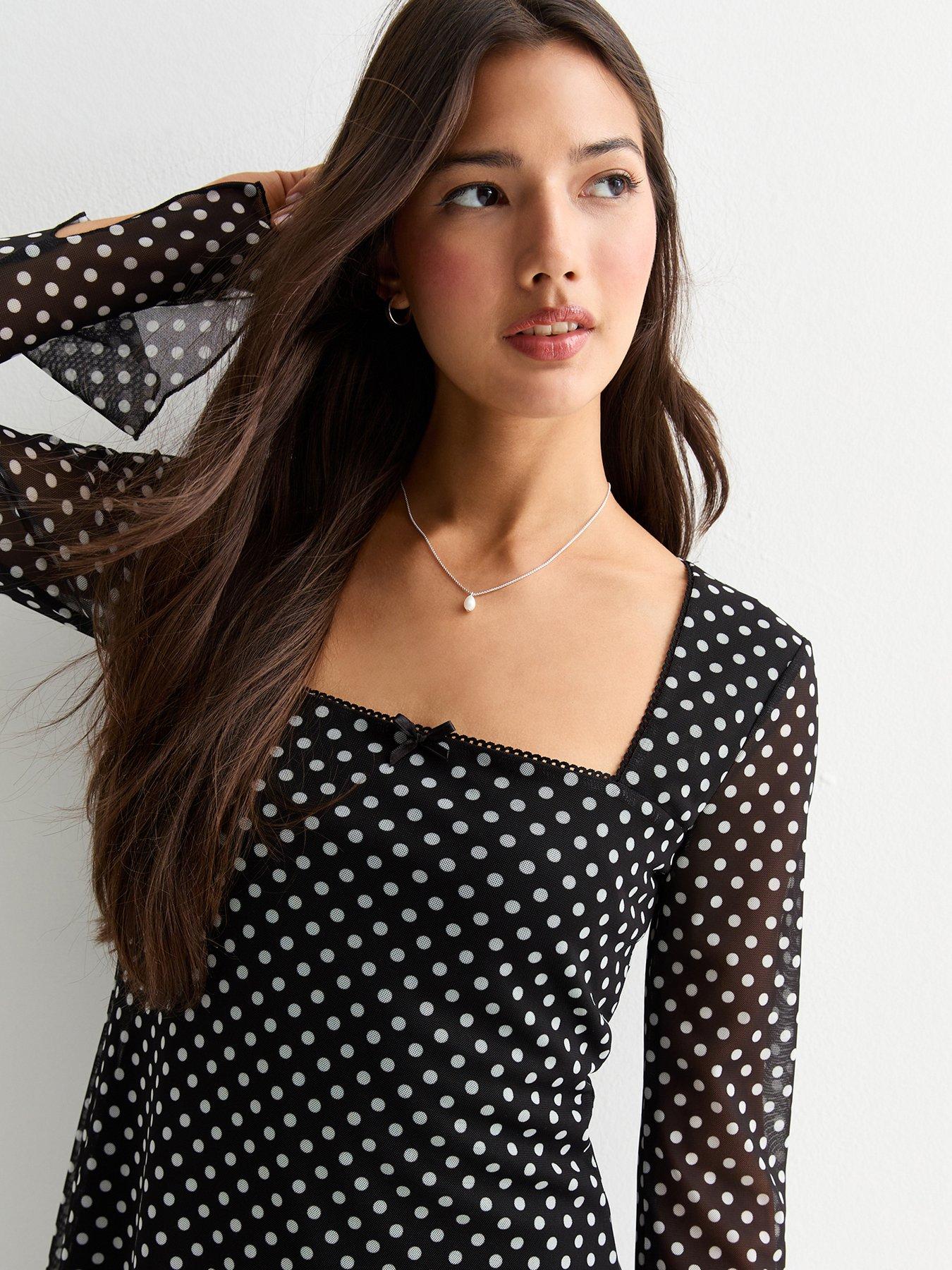 new-look-polka-dot-mini-dress-printoutfit