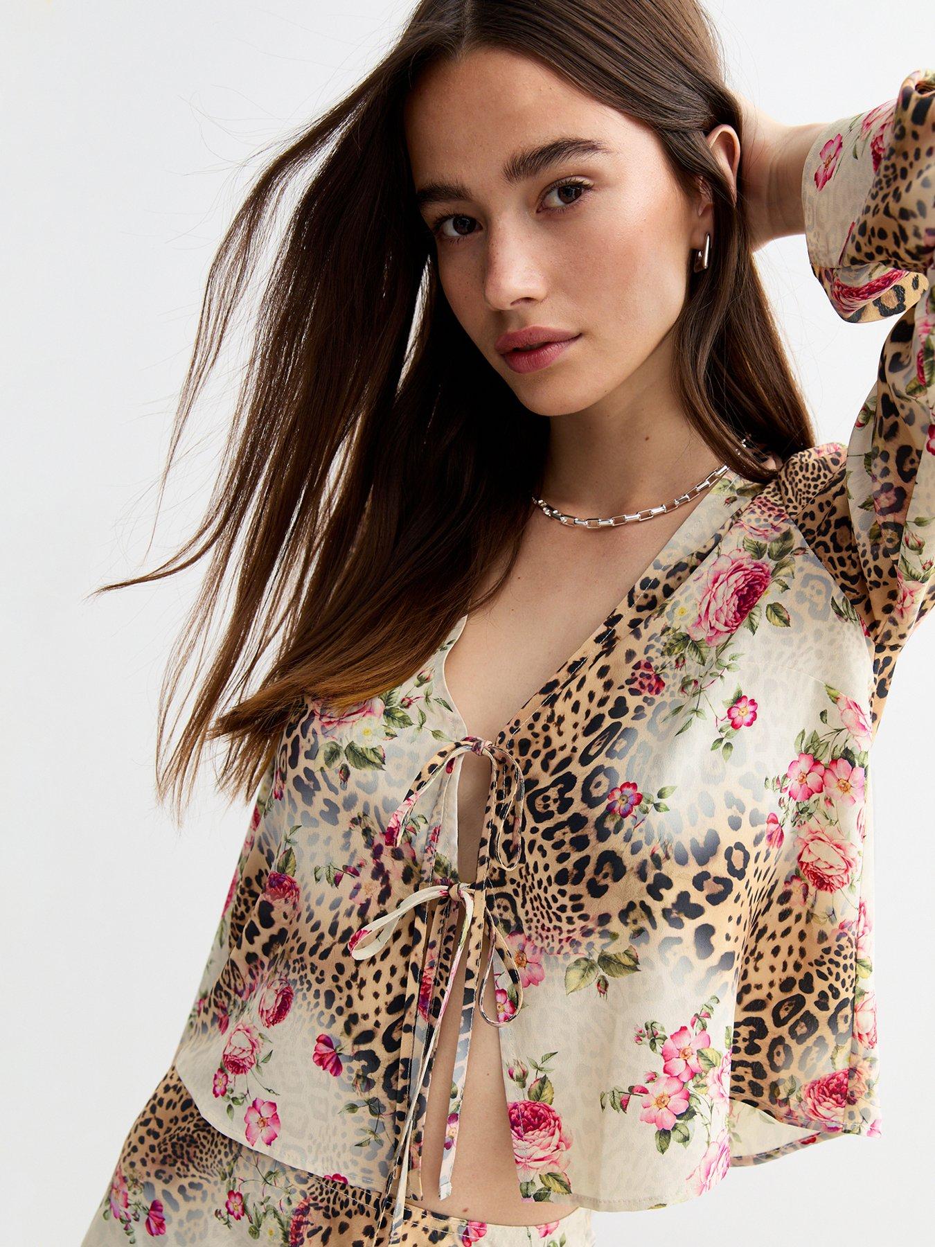 new-look-rose-leopard-tie-front-top-printoutfit