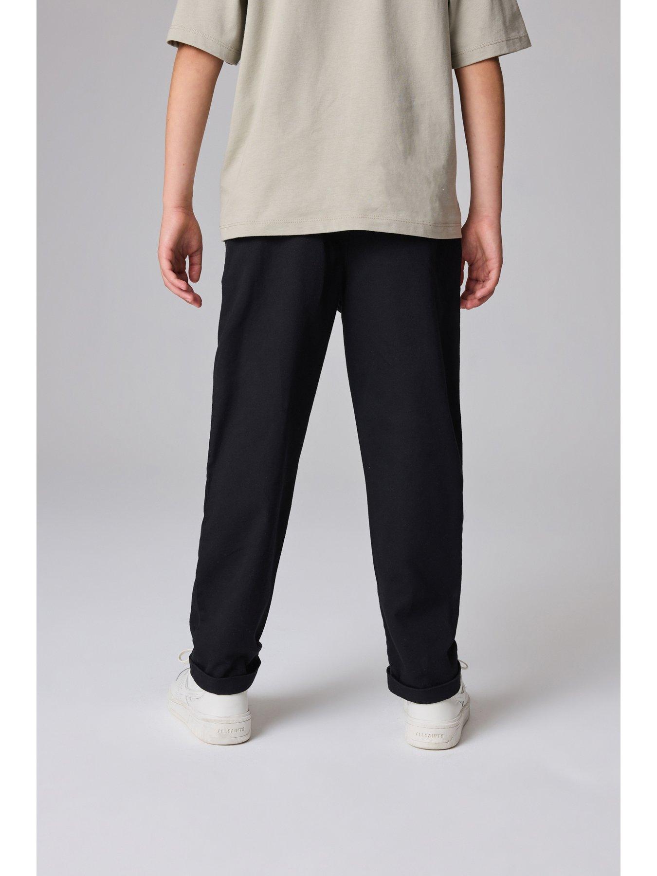 smallsaints-all-saints-kids-smart-trousers-blackstillFront