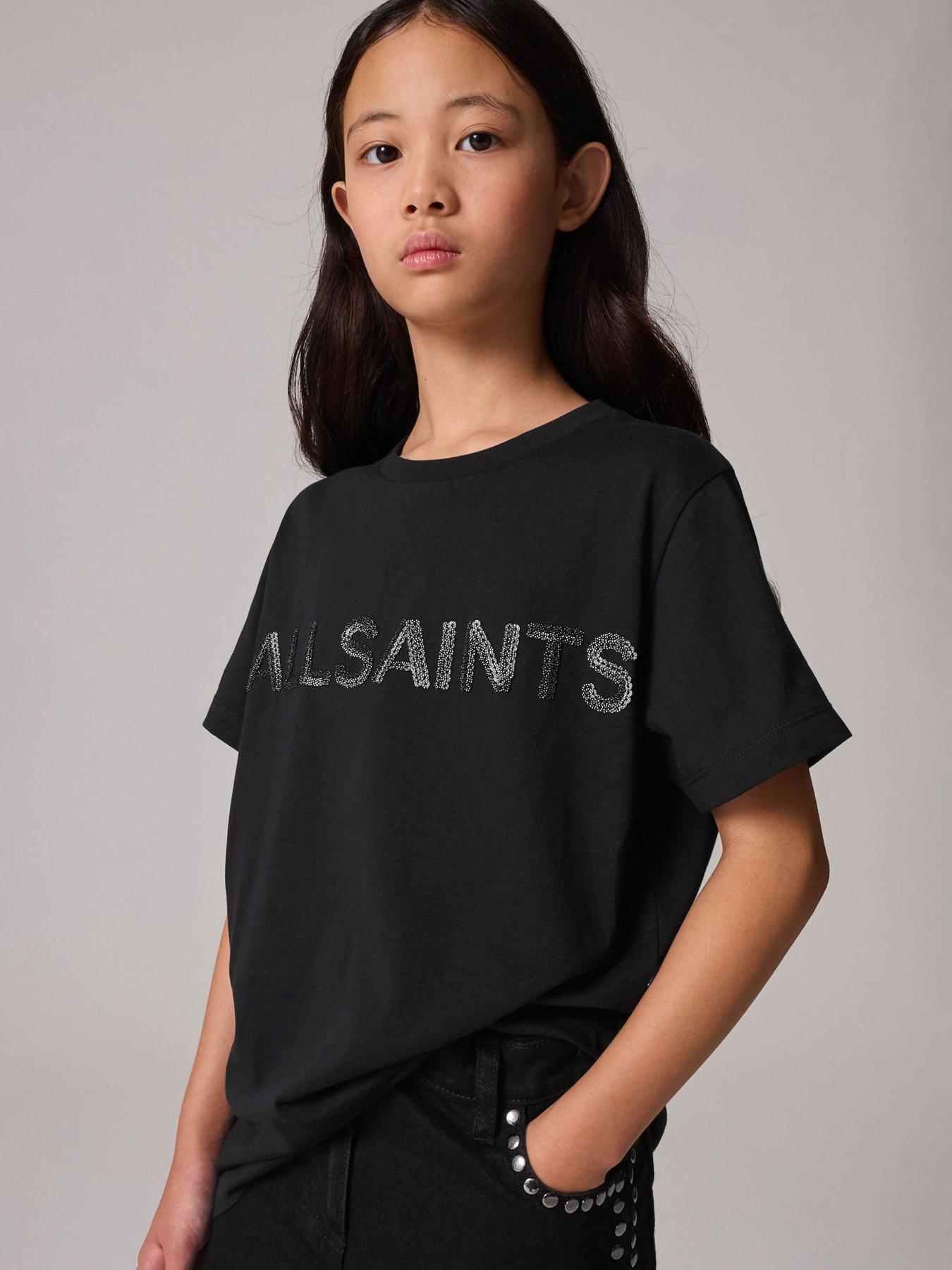 smallsaints-all-saints-girls-logo-sequin-tee-black