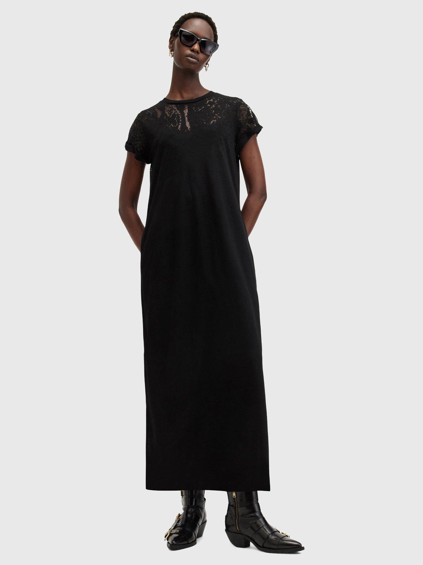 allsaints-anna-snake-maxi-dress-black