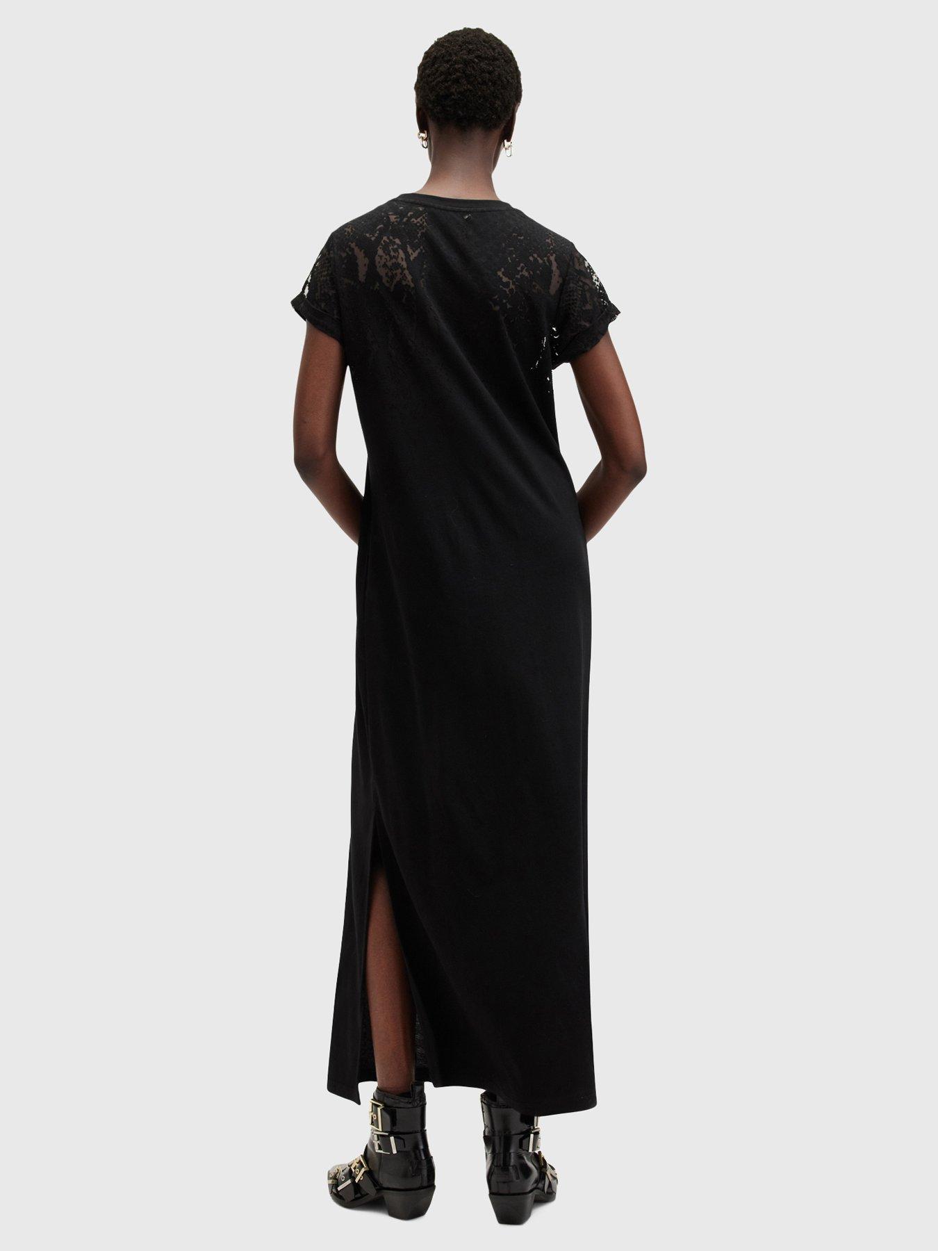 allsaints-anna-snake-maxi-dress-blackstillFront