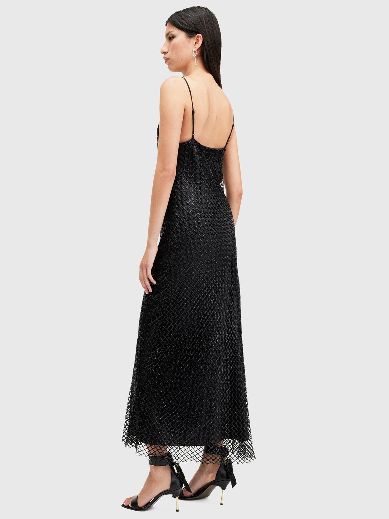 allsaints-chantelle-sequin-midi-slip-dress-blackstillFront