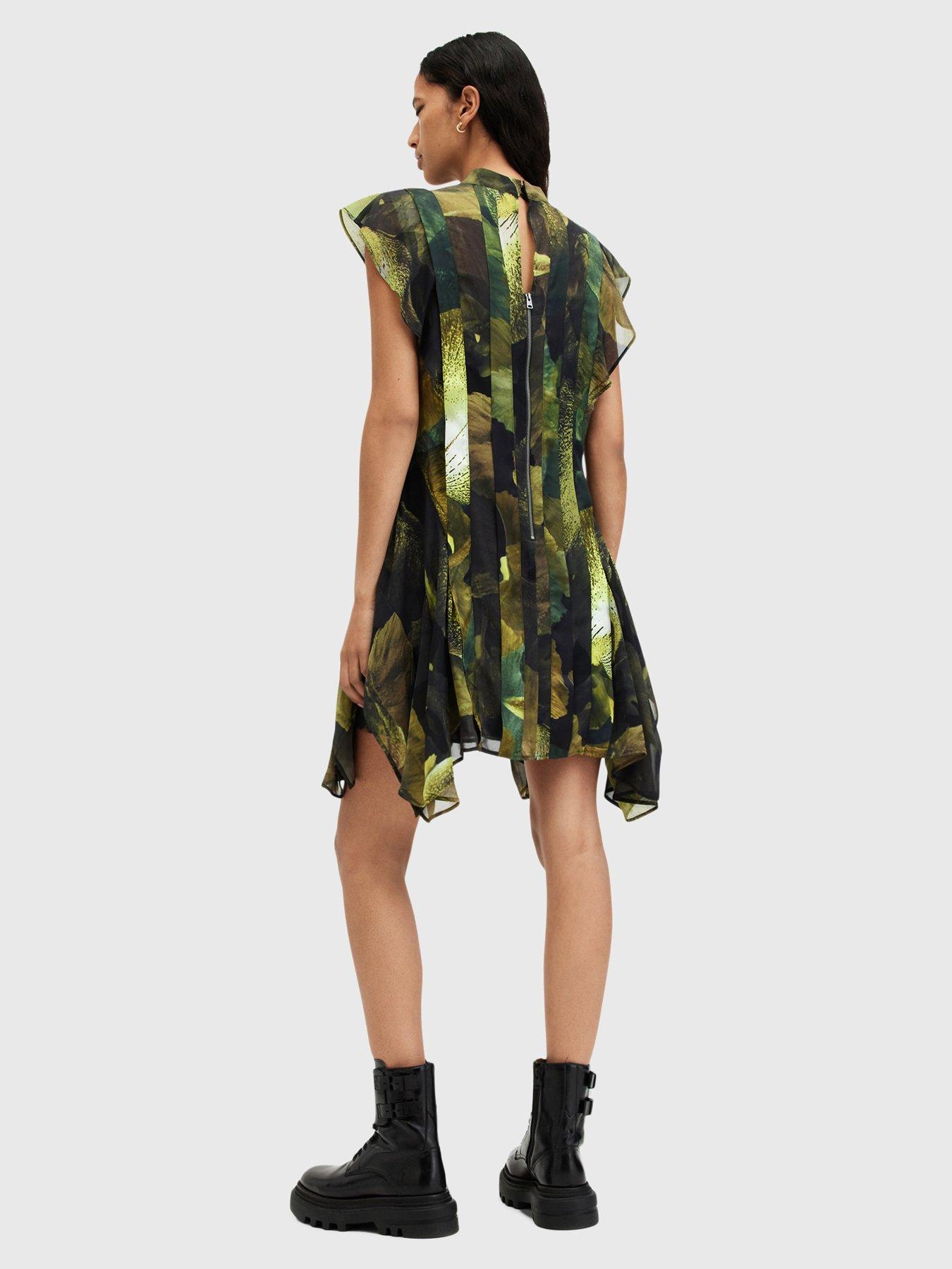 allsaints-fleur-dress-greenstillFront