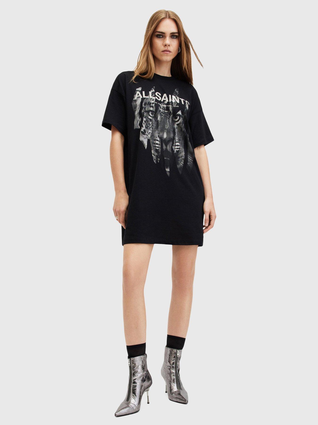 allsaints-riproar-t-shirt-dress-blackback