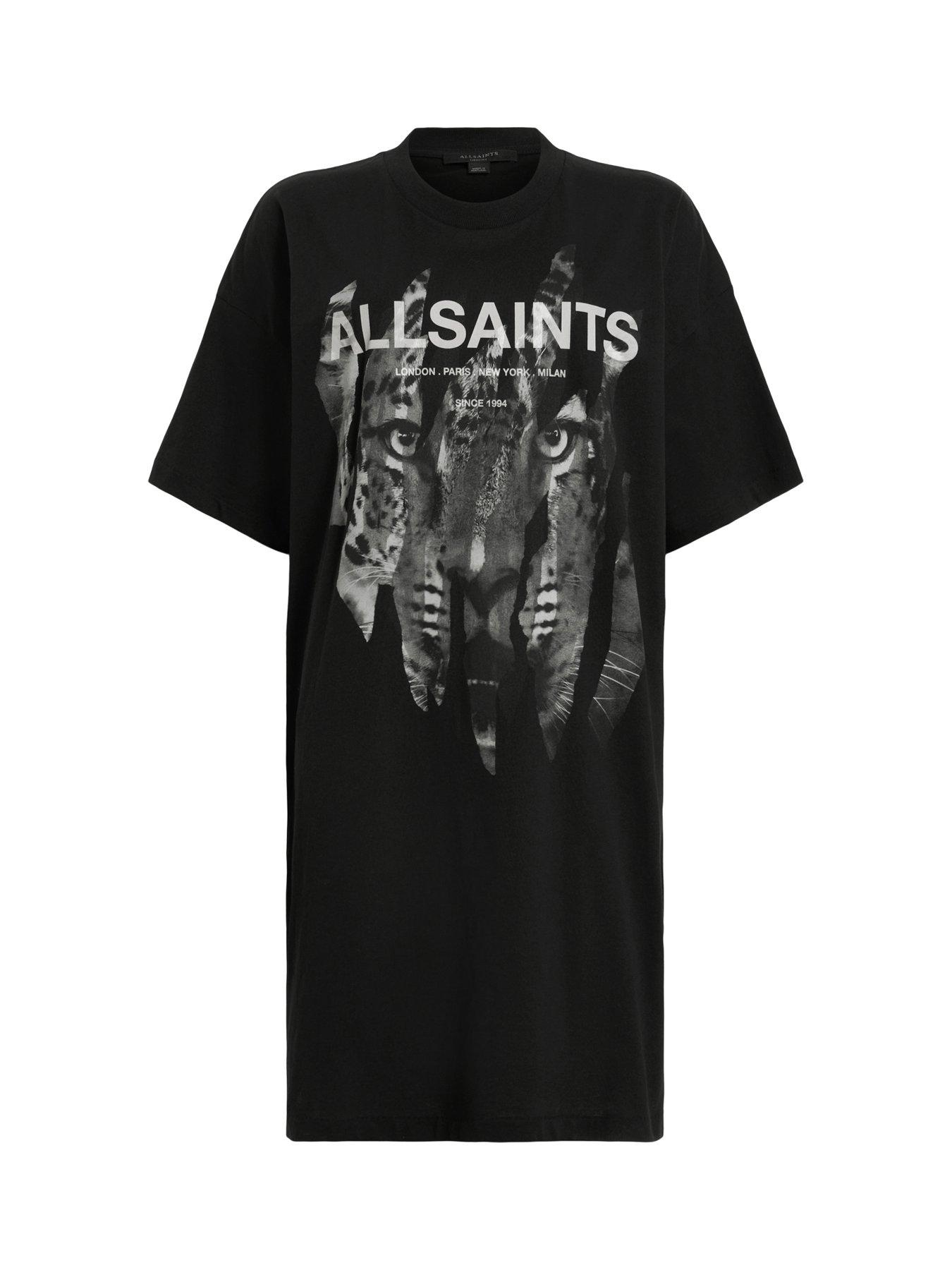 allsaints-riproar-t-shirt-dress-blackdetail