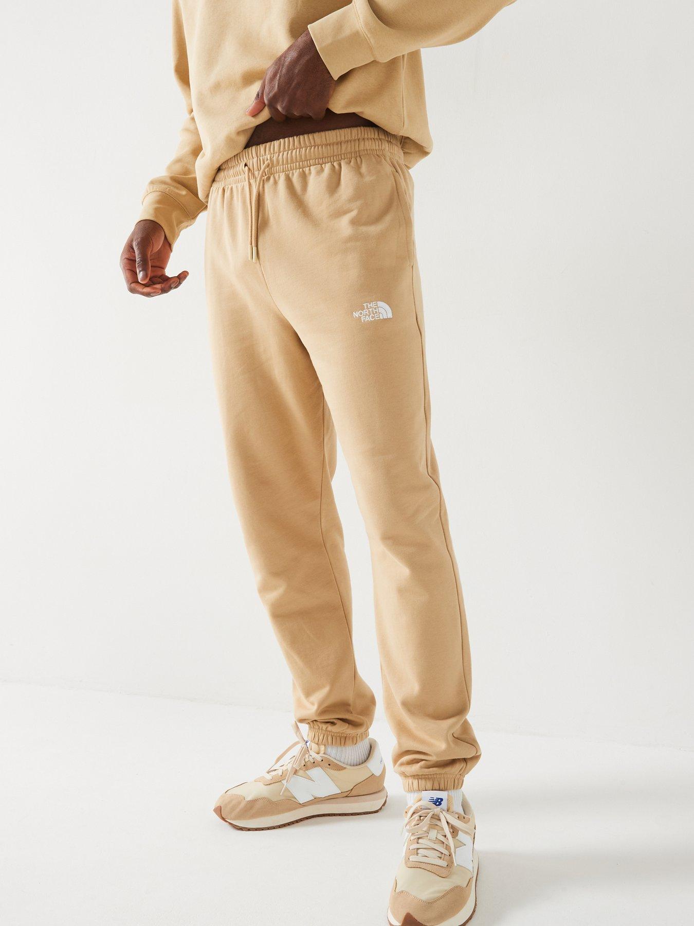 the-north-face-mens-essential-joggers-beigefront