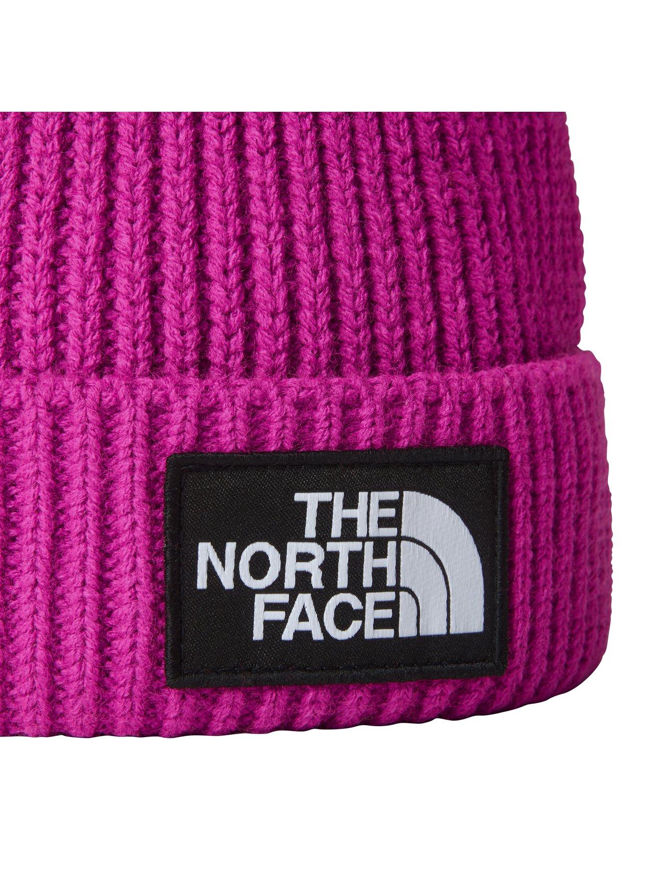 the-north-face-womens-logo-box-cuffed-beanie-pinkback