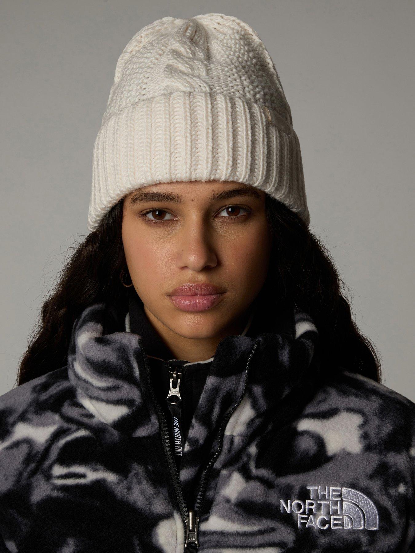 the-north-face-womens-oh-mega-beanie-whitestillFront