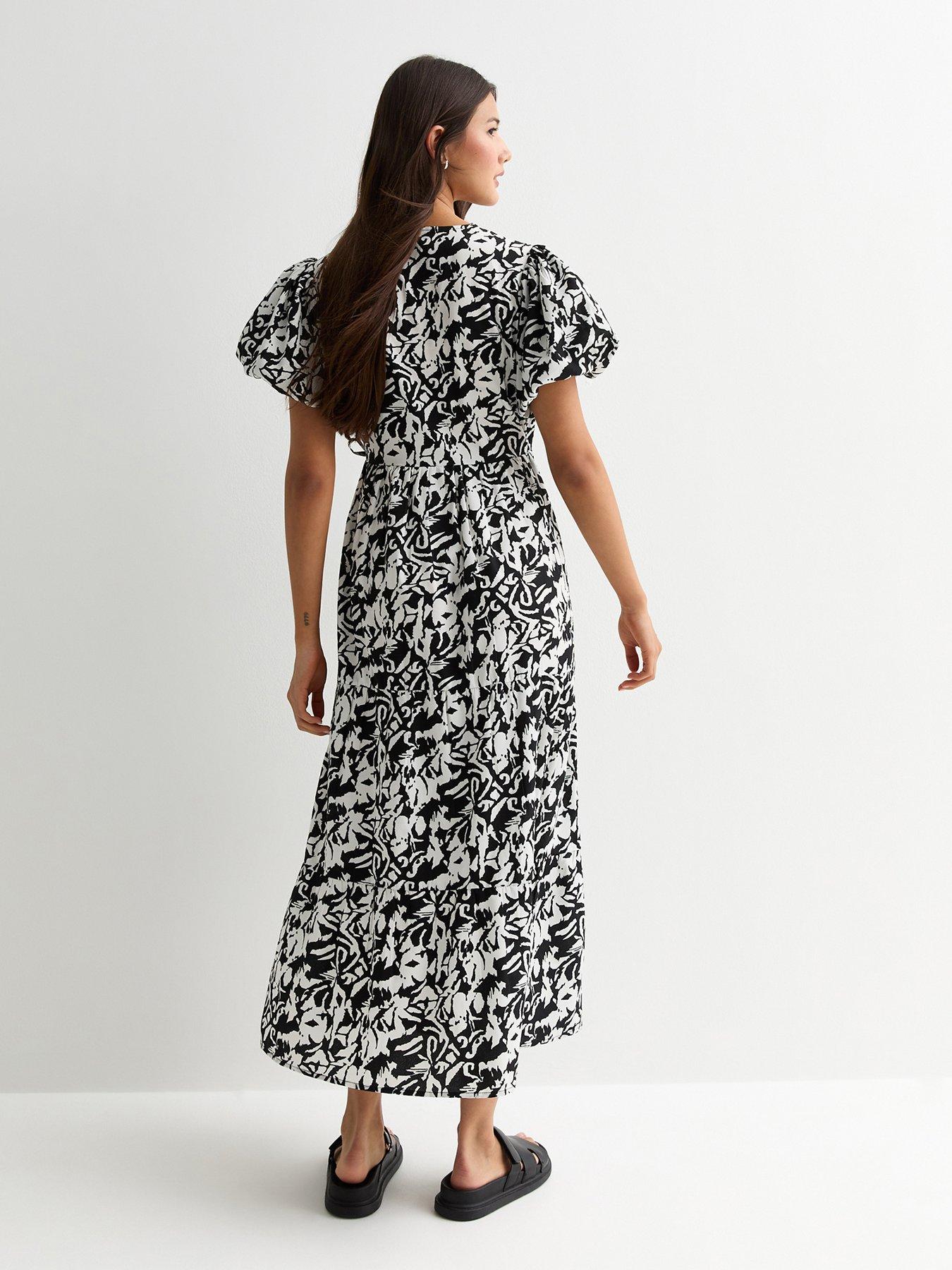 new-look-abstract-puff-sleeve-wrap-midi-dress-printstillFront