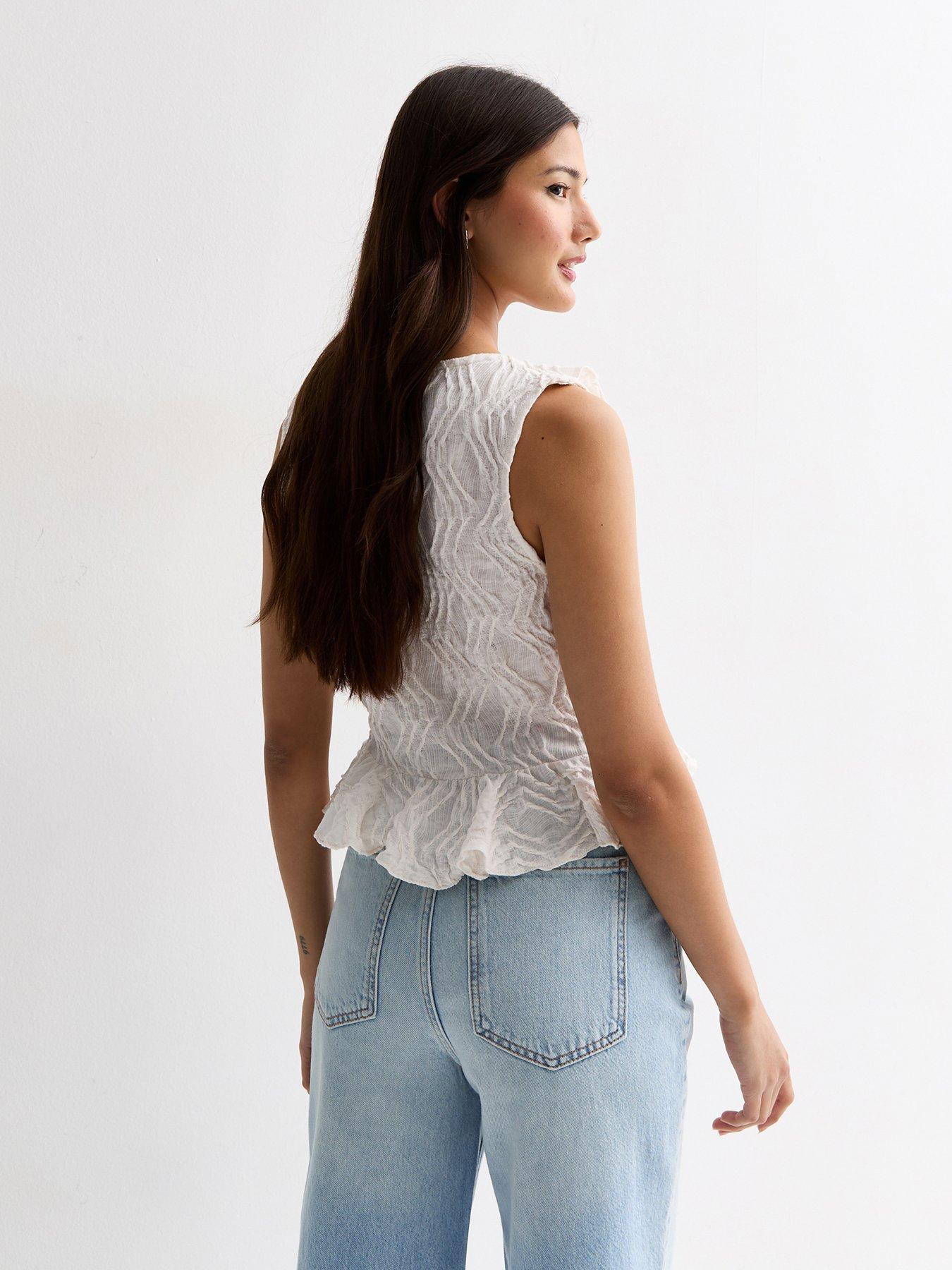 new-look-ruffle-front-top-whitestillFront