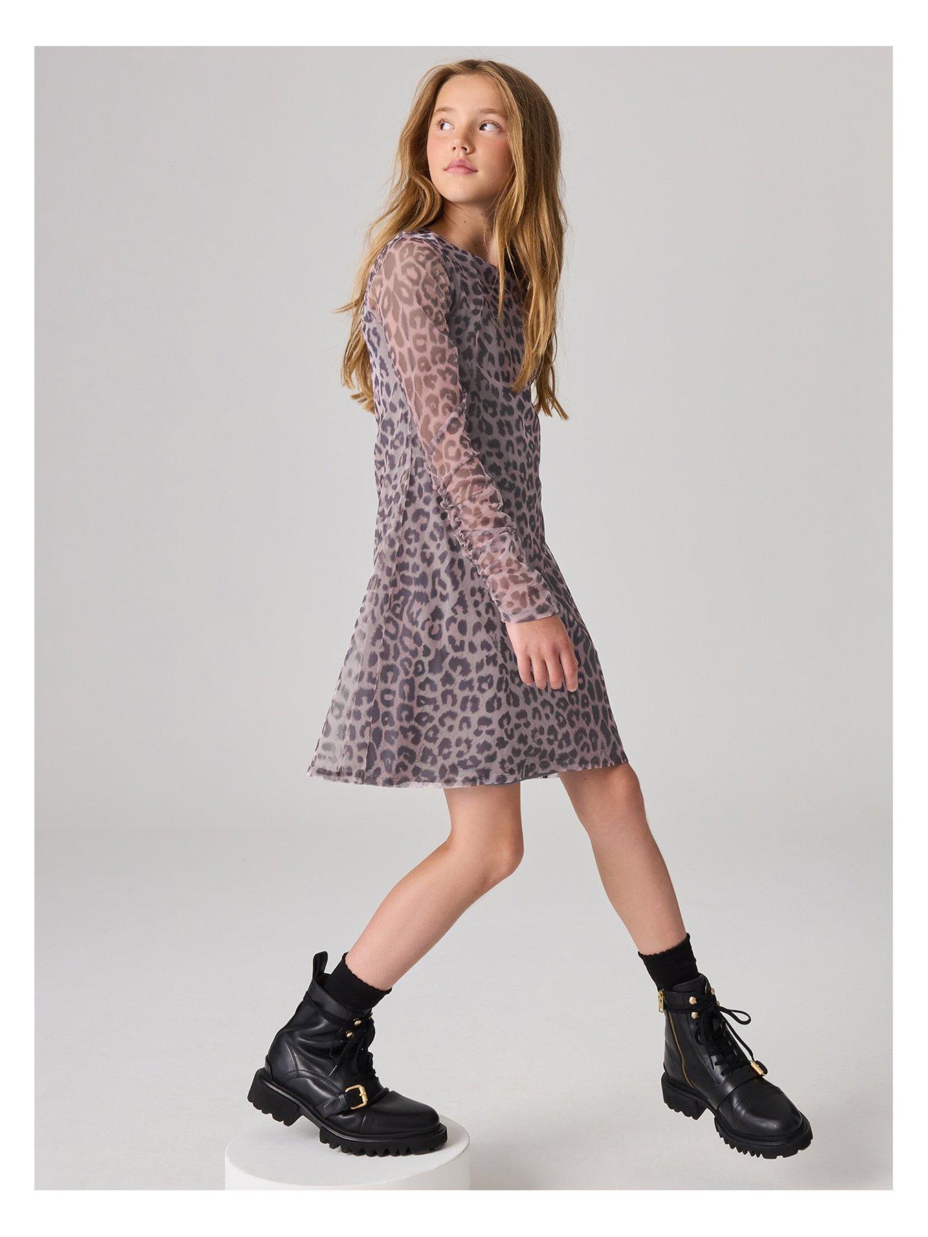 smallsaints-girls-leopard-print-mesh-dressback