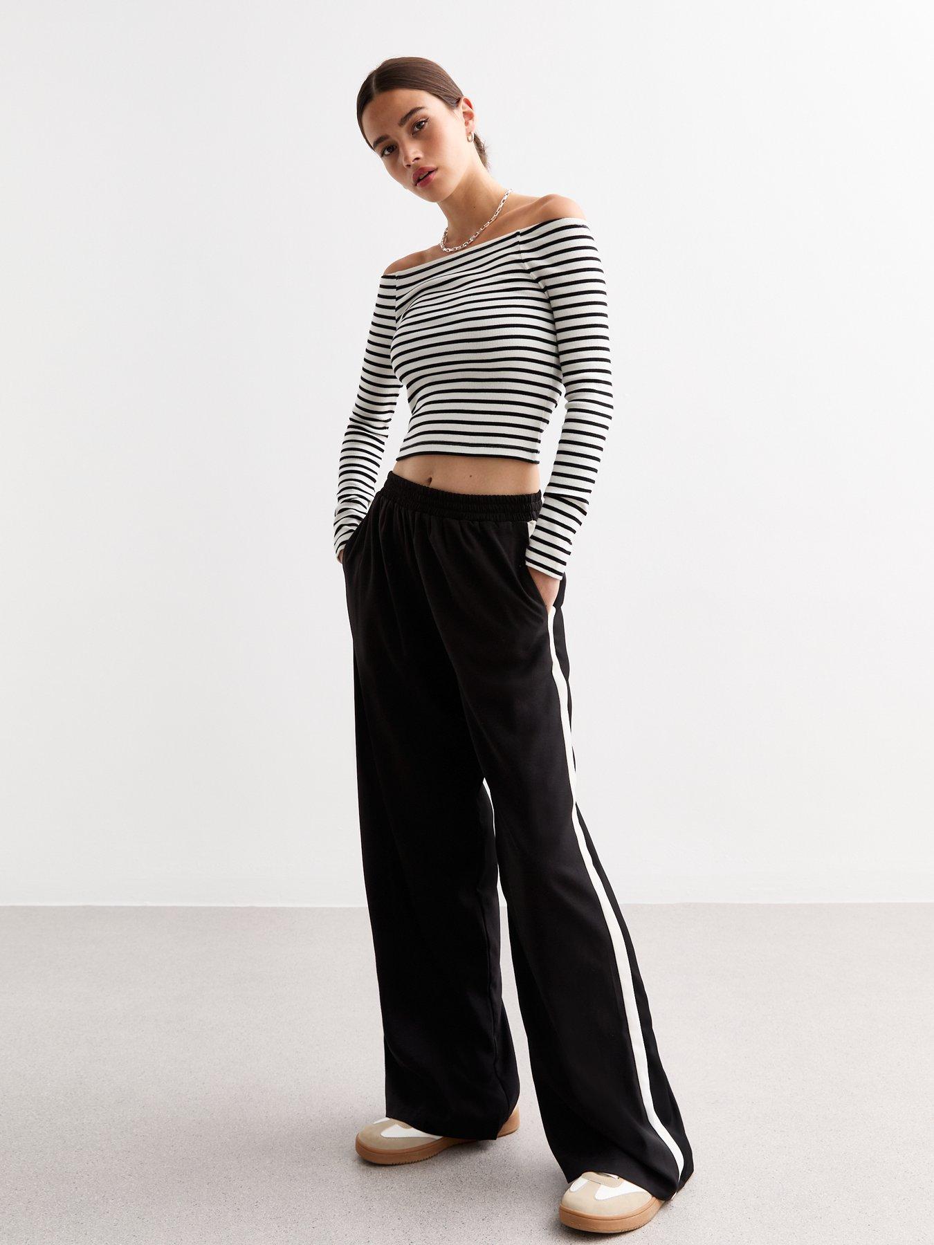 new-look-white-striped-long-sleeve-topback