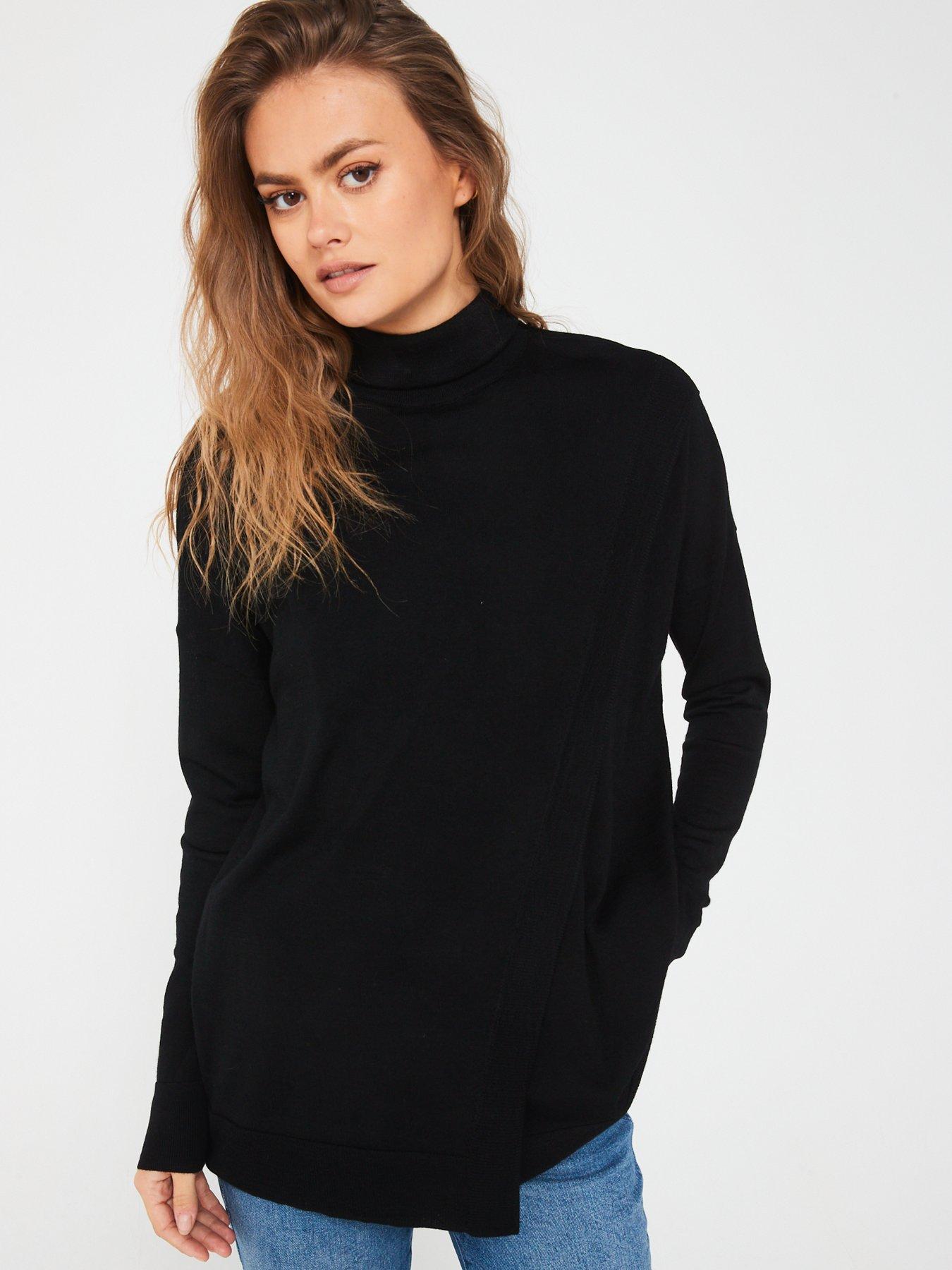 allsaints-bern-wrap-jumper-black