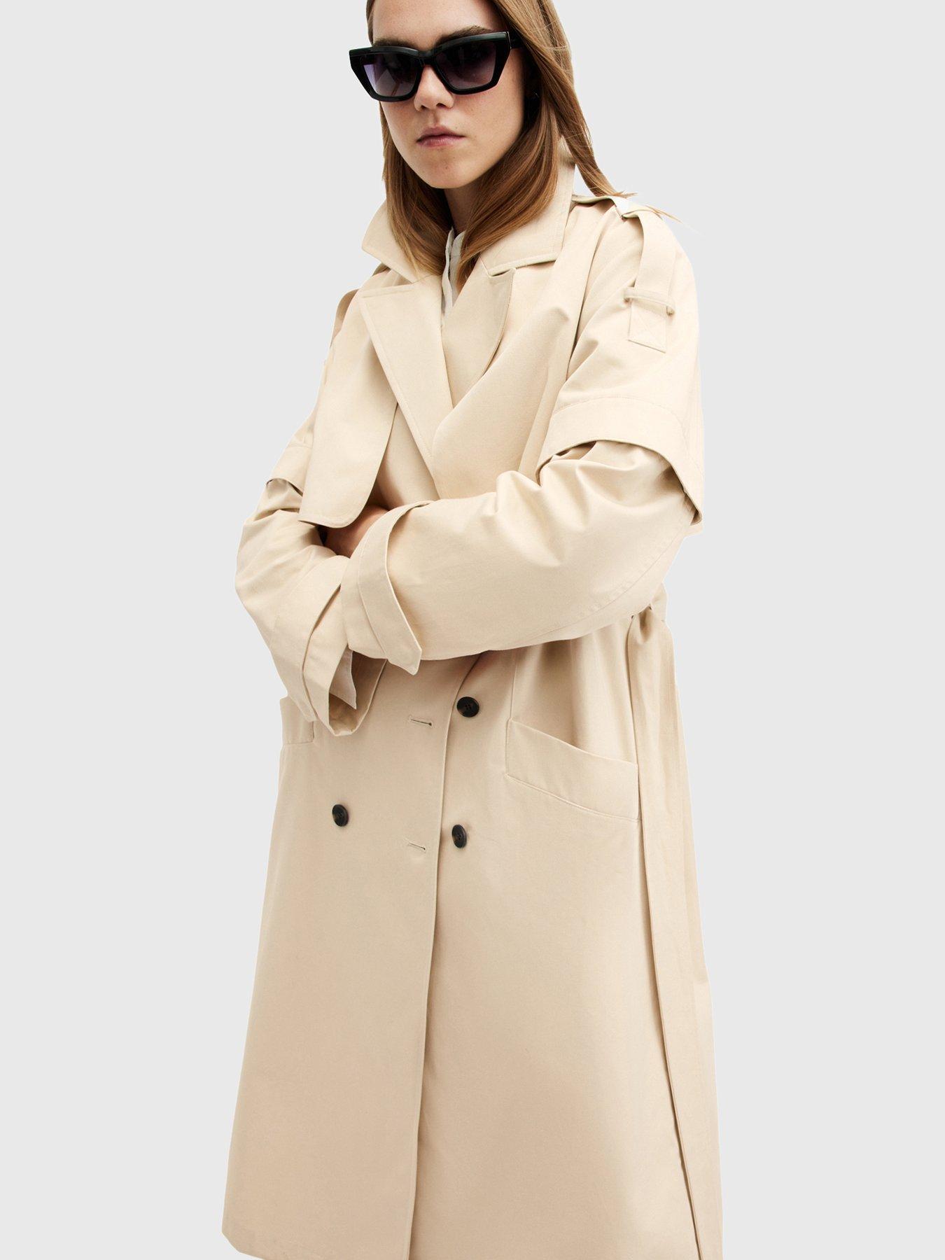 Clyde Trench Coat With Removable Sleeves