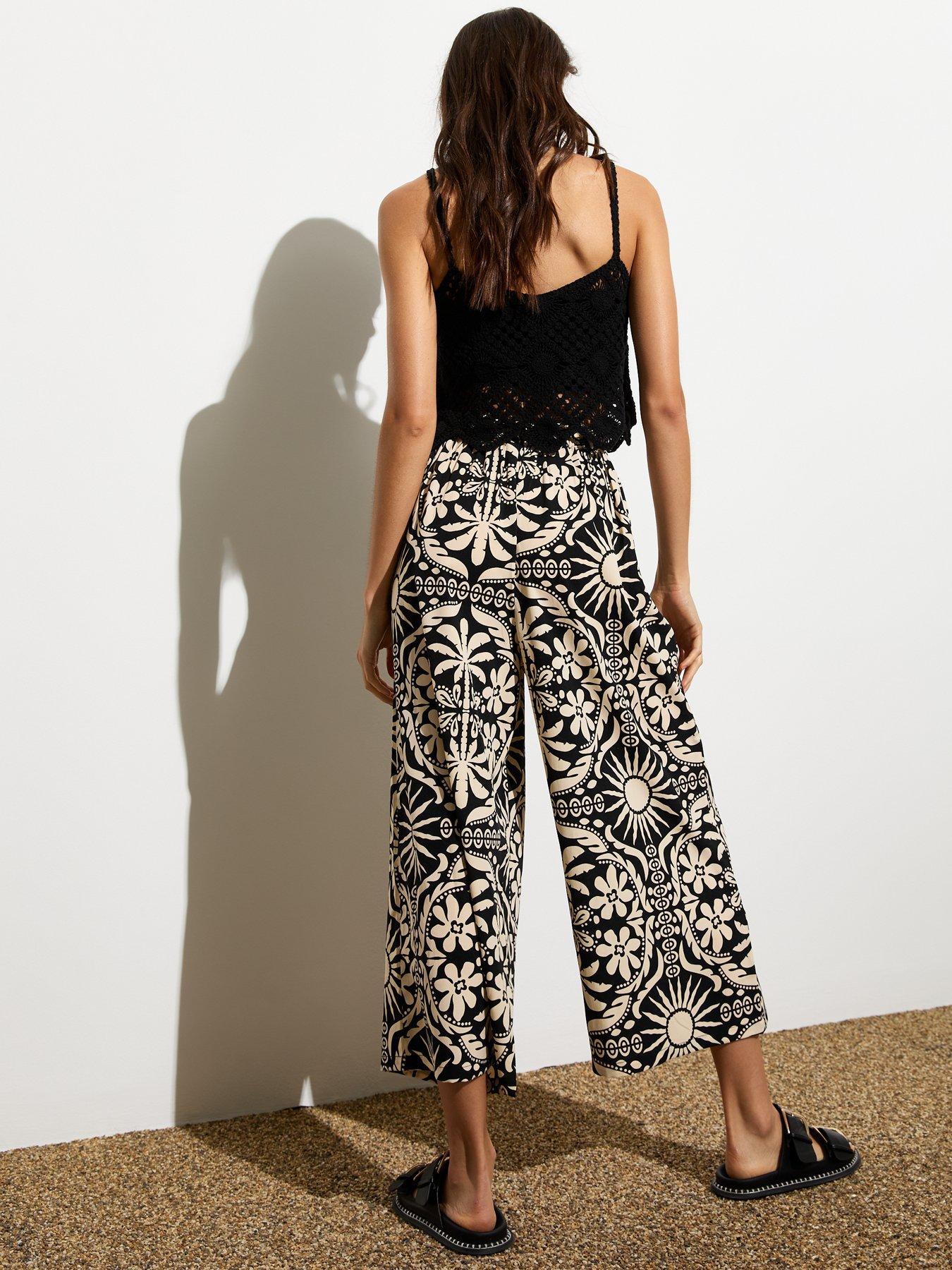 new-look-black-palm-print-cropped-wide-leg-trousersstillFront