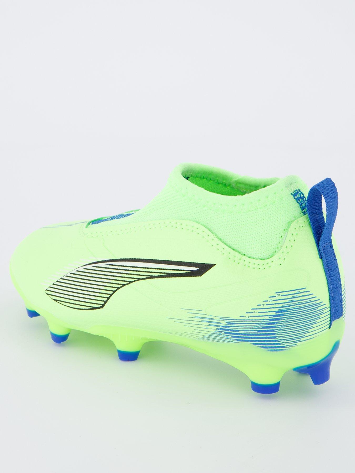 puma-junior-ultra-5-match-laceless-firm-ground-football-boots--blueback