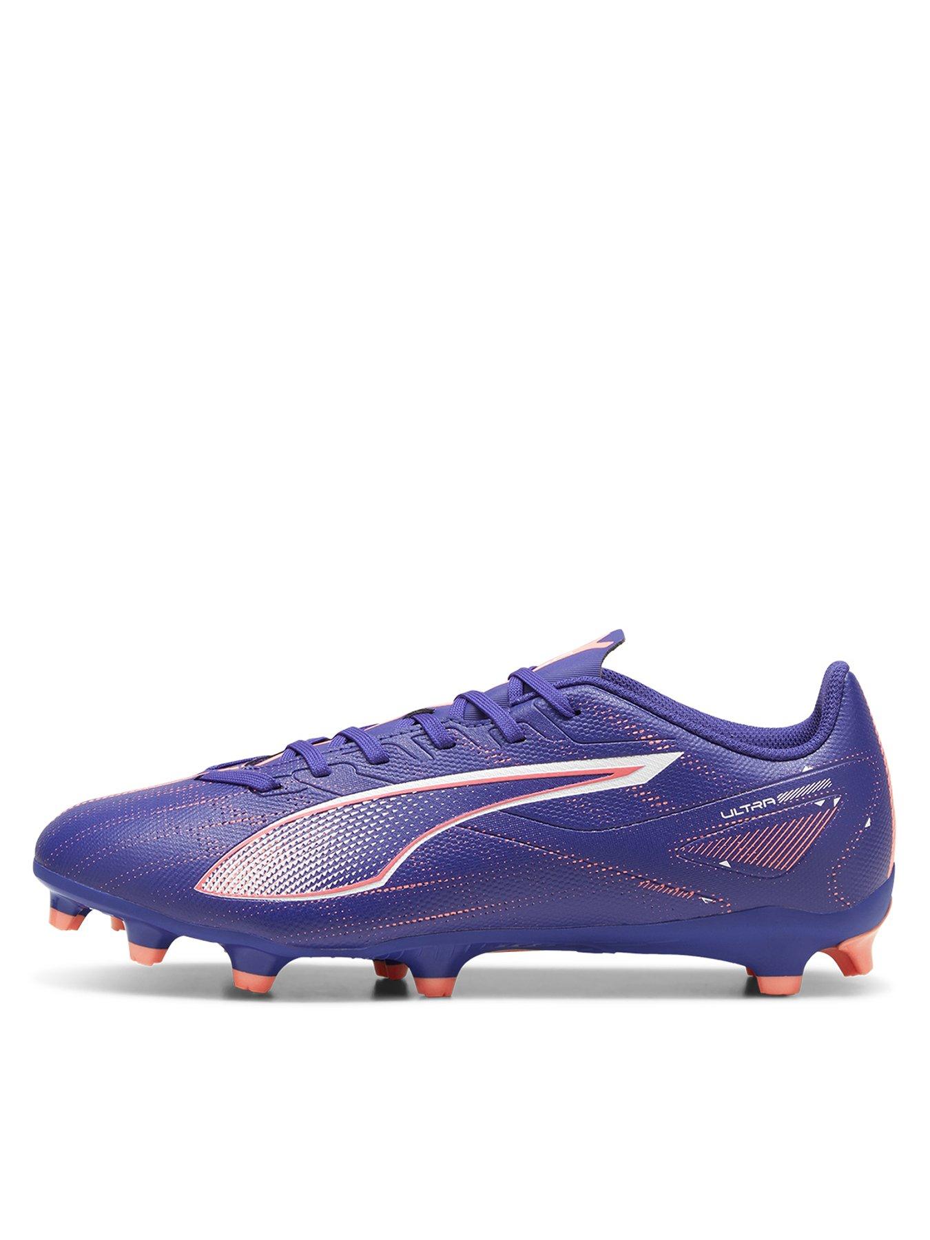 undefined Puma Mens Ultra 5 Play Firm Ground Football Boots-purple
