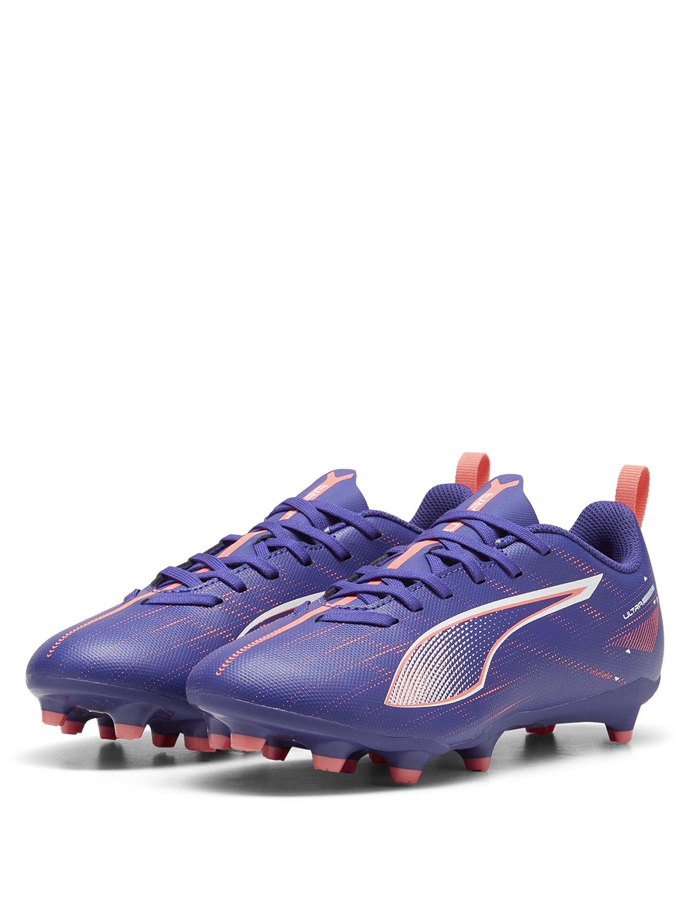 puma-junior-ultra-5-play-firm-ground-football-boots-whitestillFront