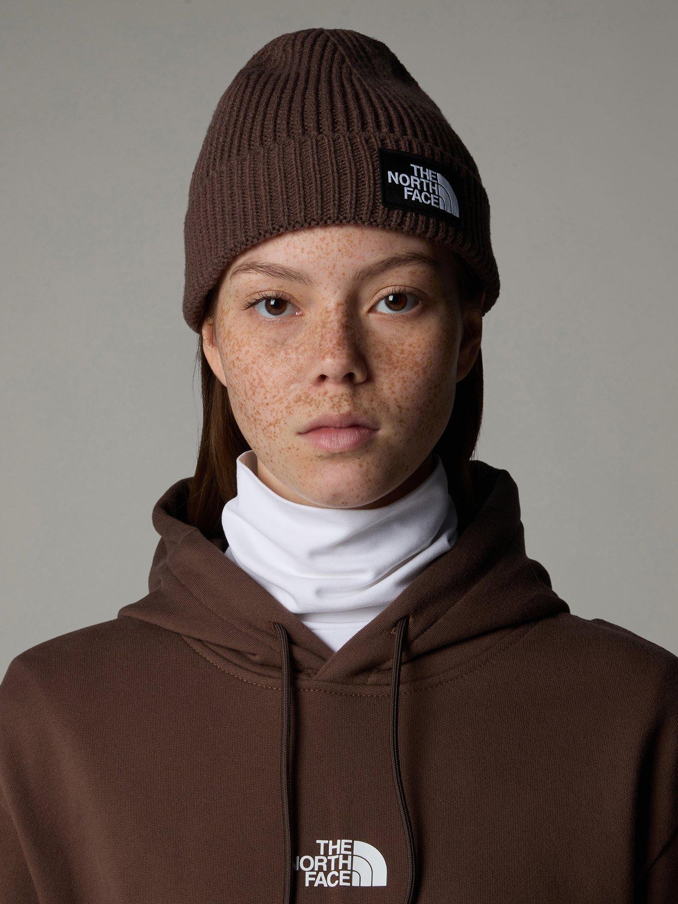 the-north-face-logo-box-cuffed-beanie-brownstillFront