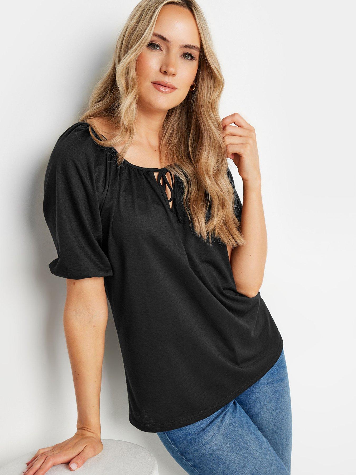 long-tall-sally-tall-keyhole-slub-gypsy-top-black