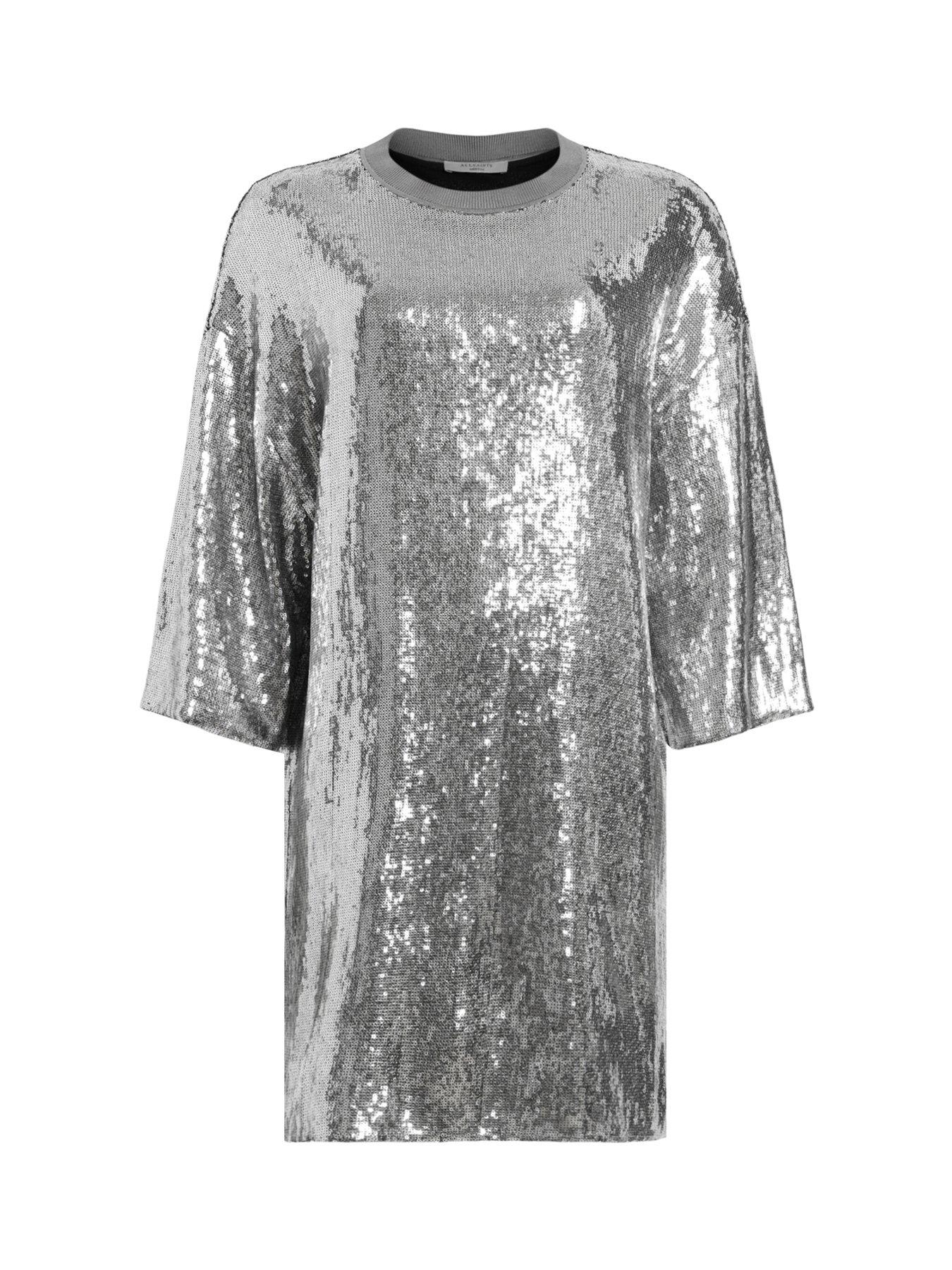 allsaints-opal-sequin-logo-dress-silverdetail