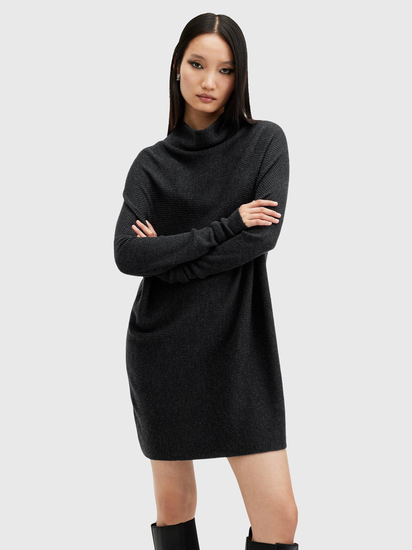 AllSaints Ridley Jumper Dress - Black