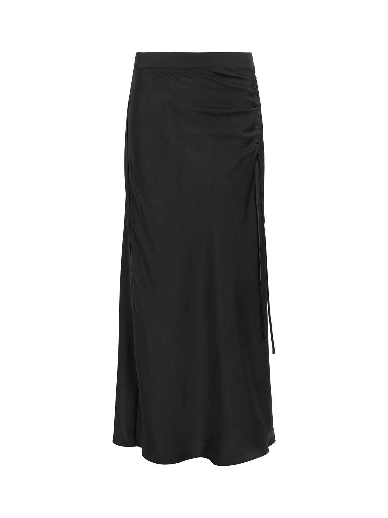 allsaints-alexia-gathered-maxi-skirt-blackdetail