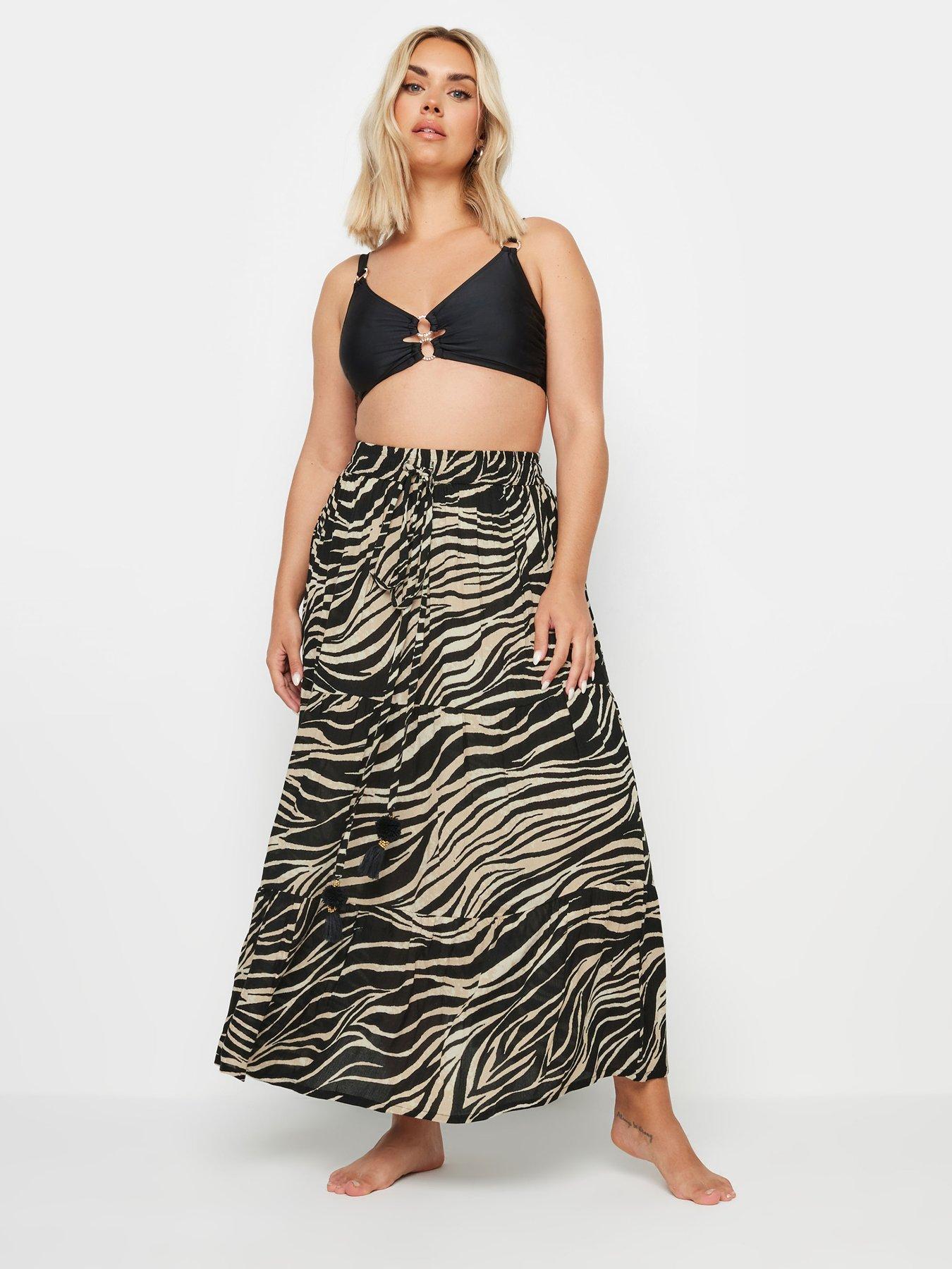 yours-curve-animal-print-beach-skirt-blackback