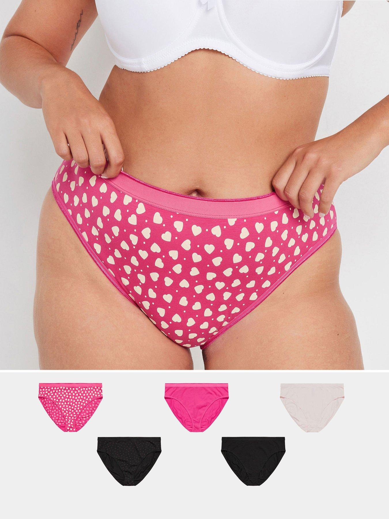 yours-curve-5-pack-heart-spot-print-hi-leg-brief