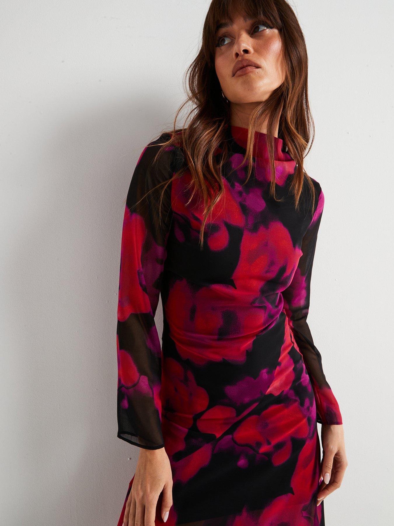 v-by-very-floral-printed-column-midi-dress-multioutfit