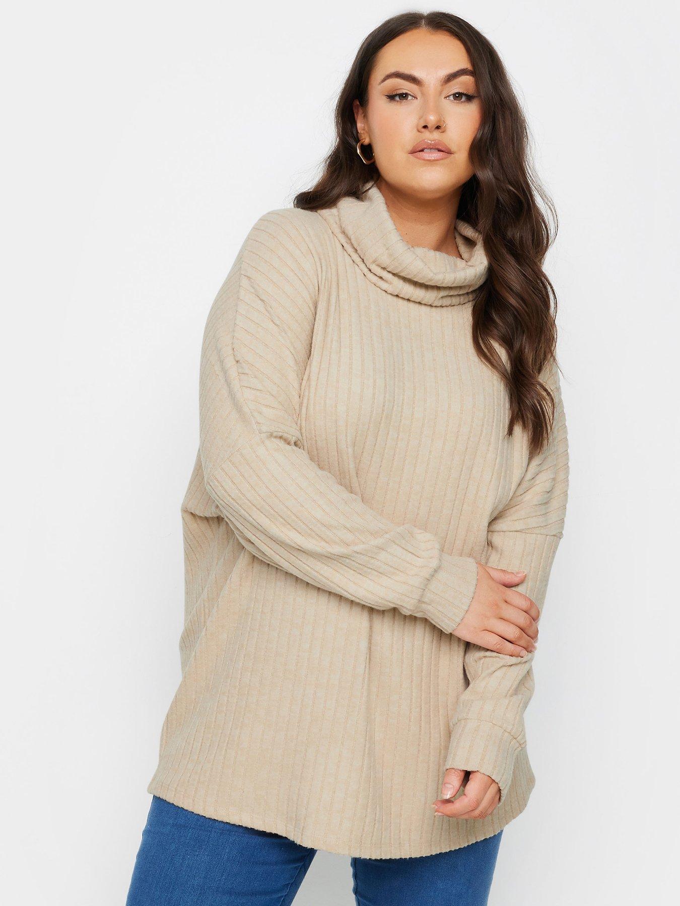 yours-curve-soft-touch-turtle-neck-jumper-naturalfront