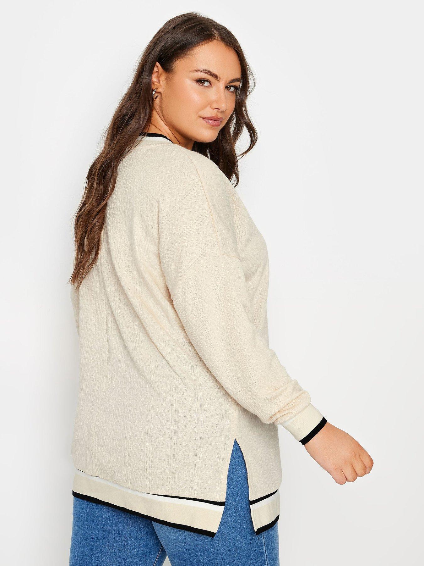 yours-curve-structured-sweatshirt-whitestillFront