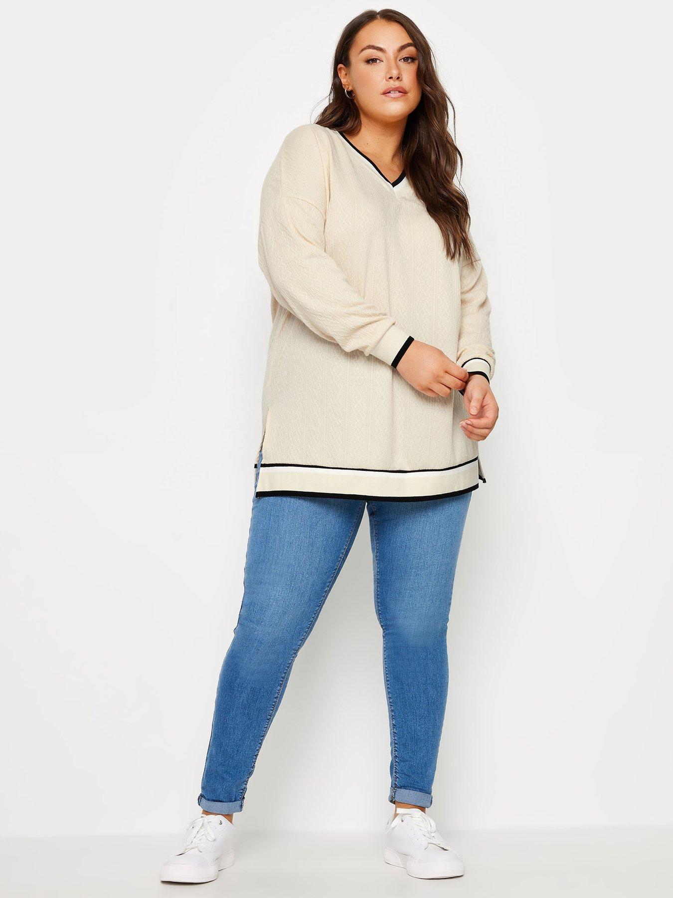 yours-curve-structured-sweatshirt-whiteback